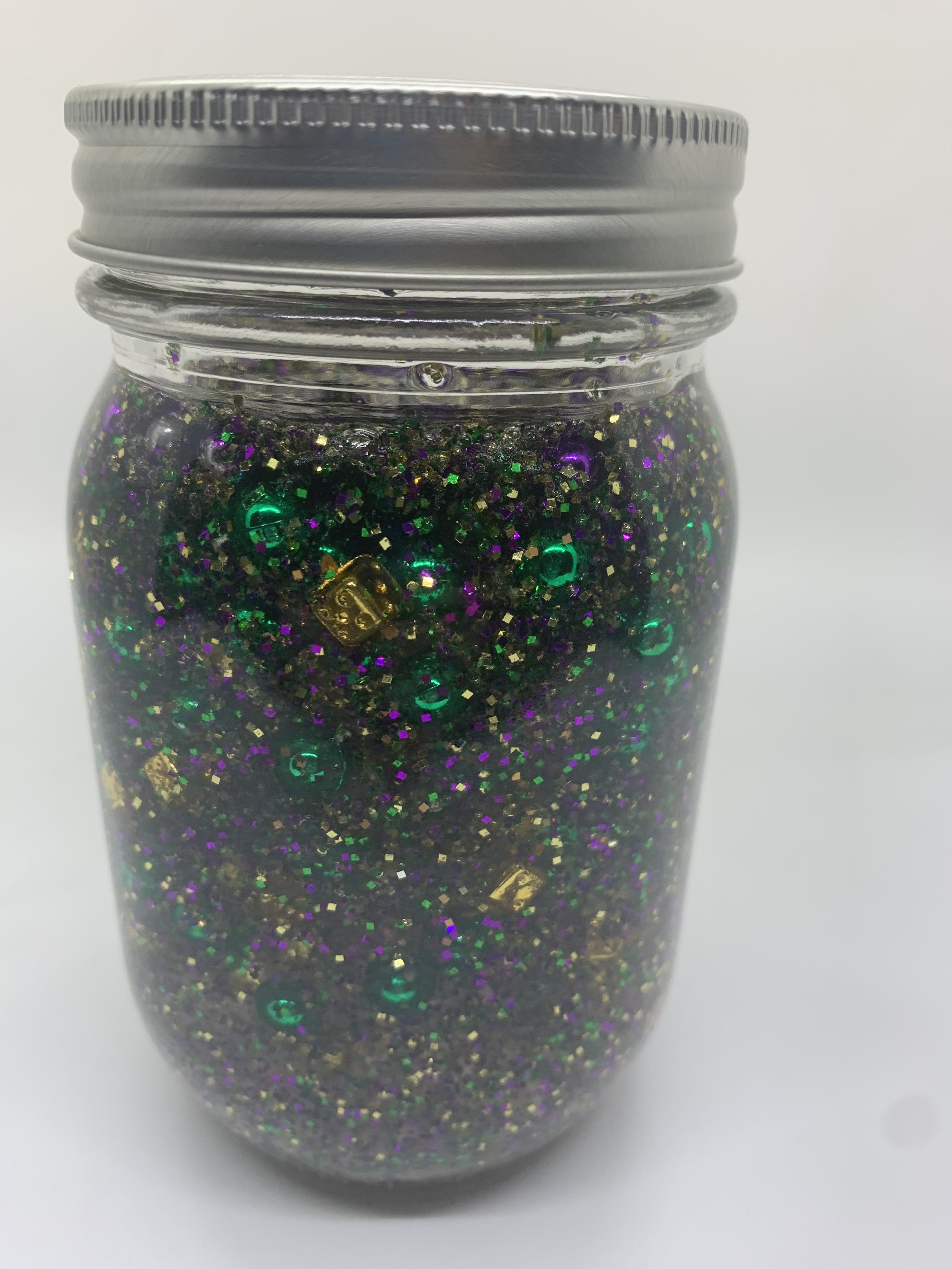 Mardi Gras Sensory Jar