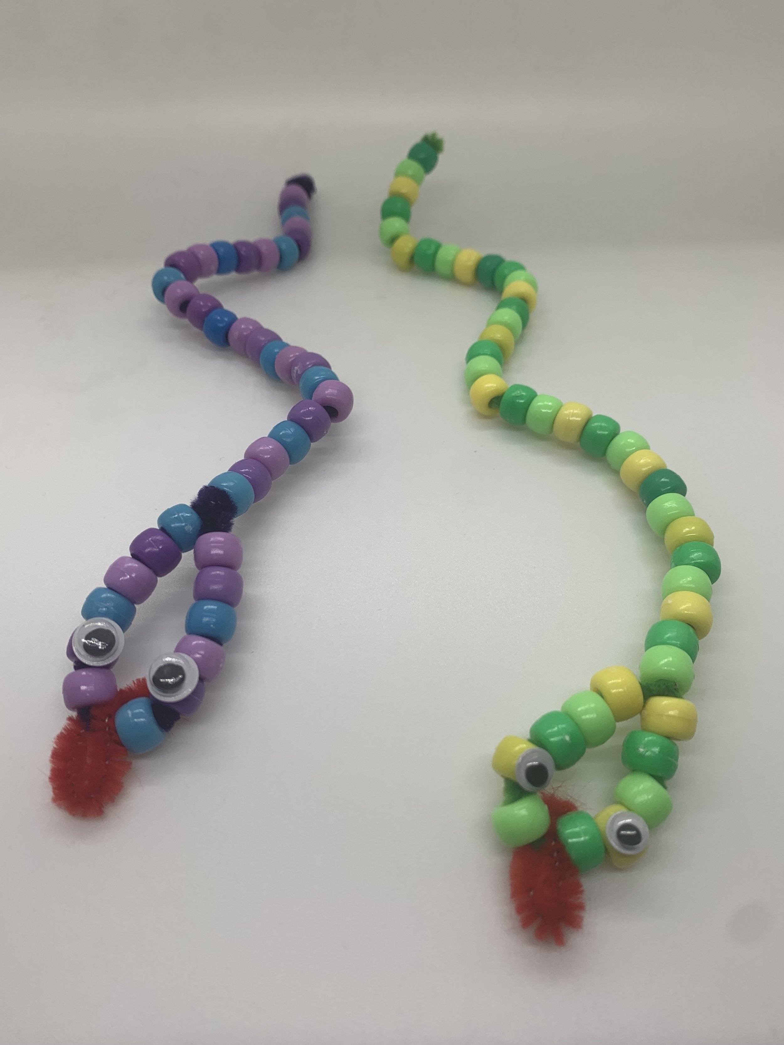 Pipe Cleaner Bead Snakes