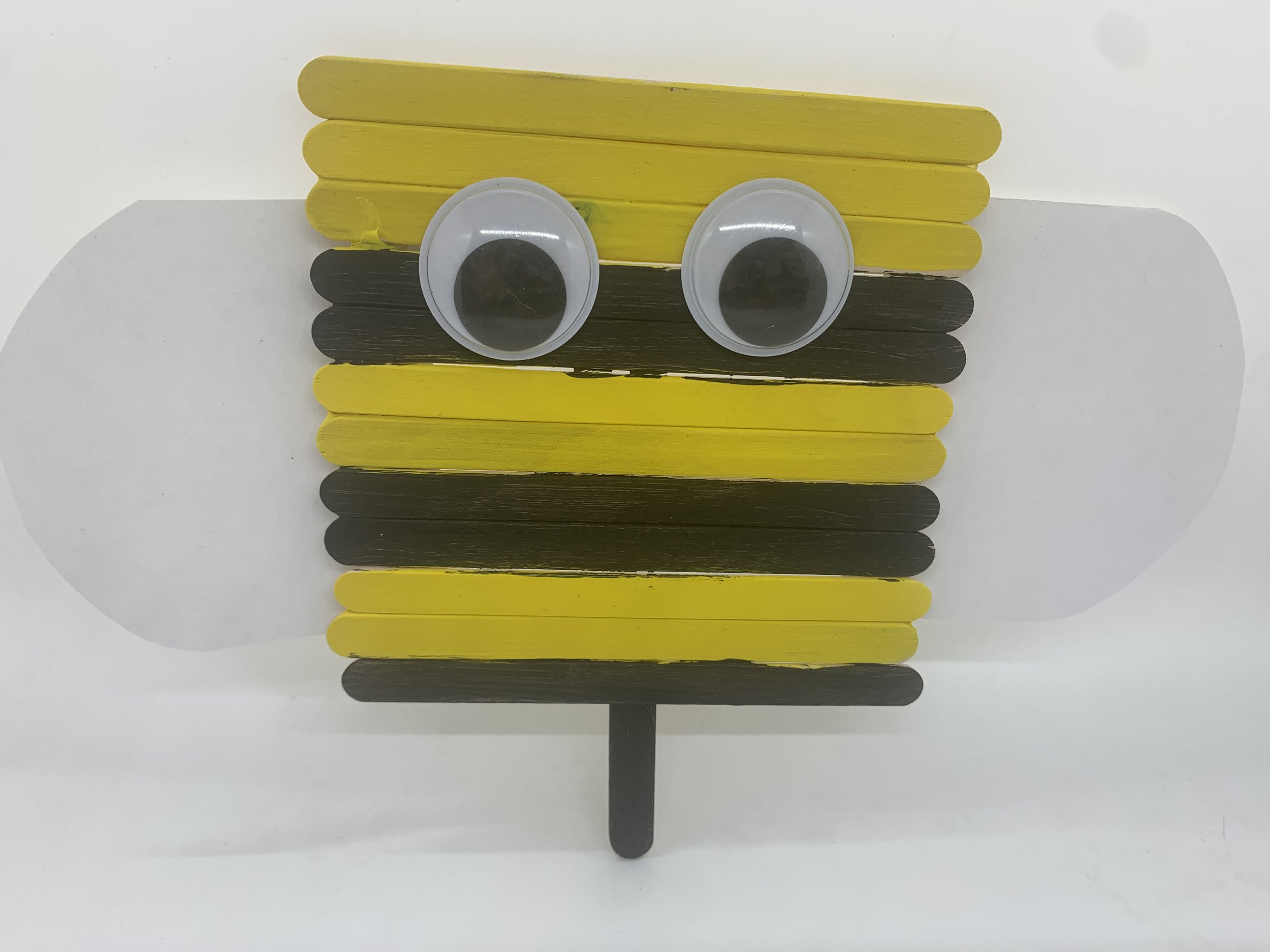 Popsicle Stick Bee