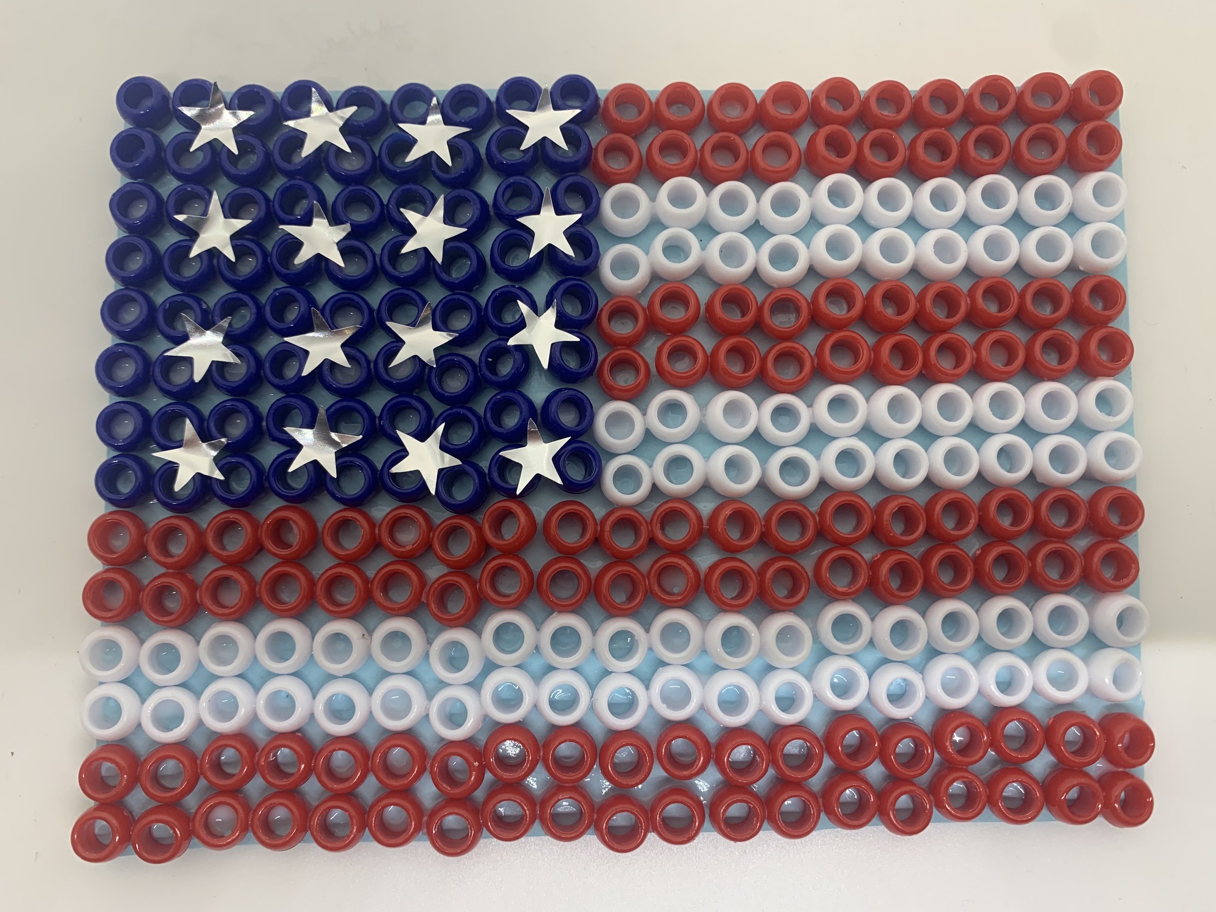 Bead American Flags