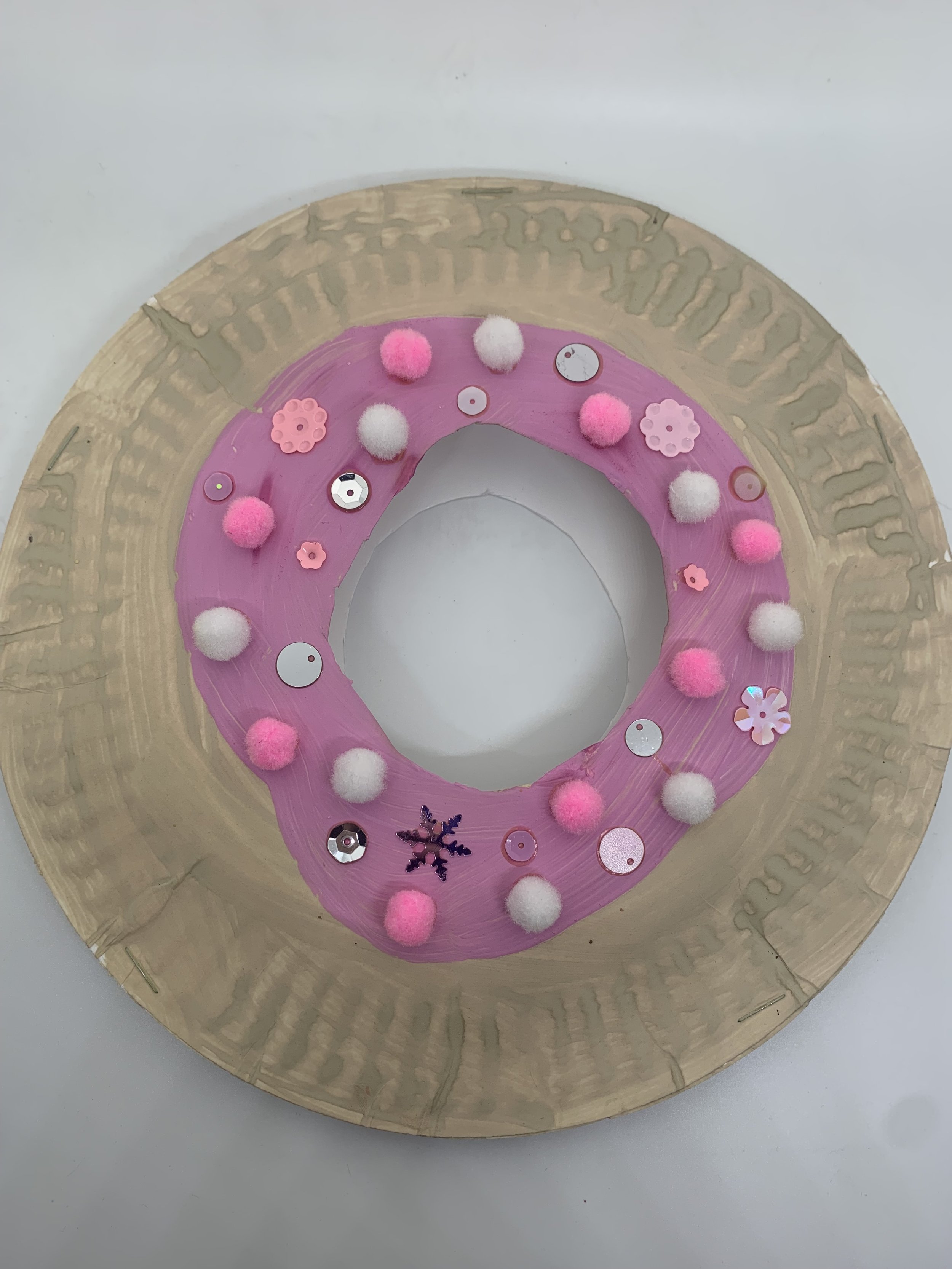 Paper Plate Donut