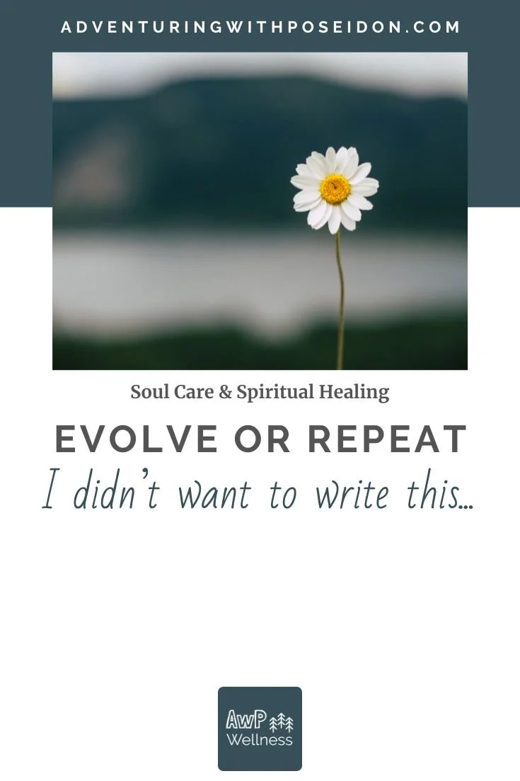 Evolve or Repeat | I didn't want to write this...
