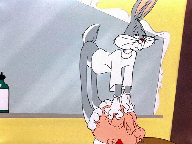 “Rabbit of Seville” (1950). I guess you could say this program has a rabbit theme.