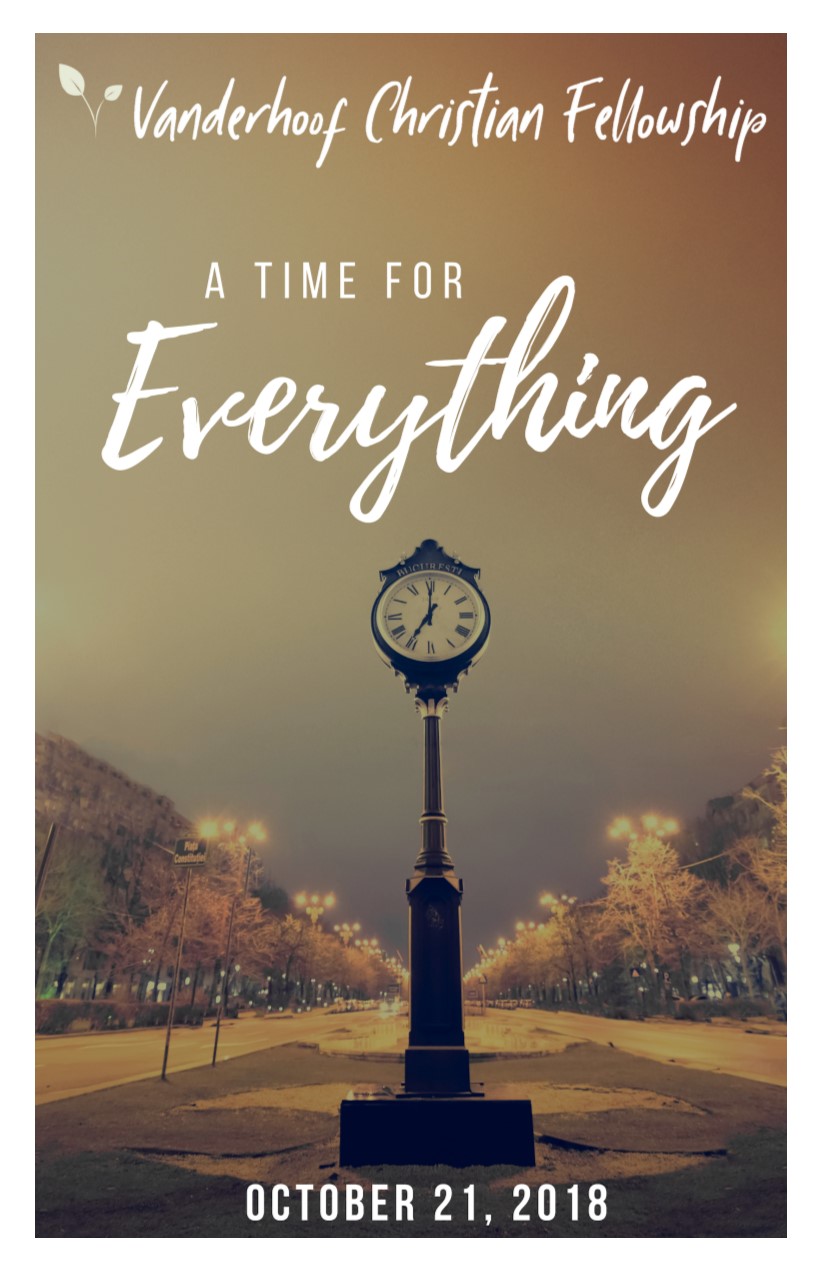 A Time for Everything