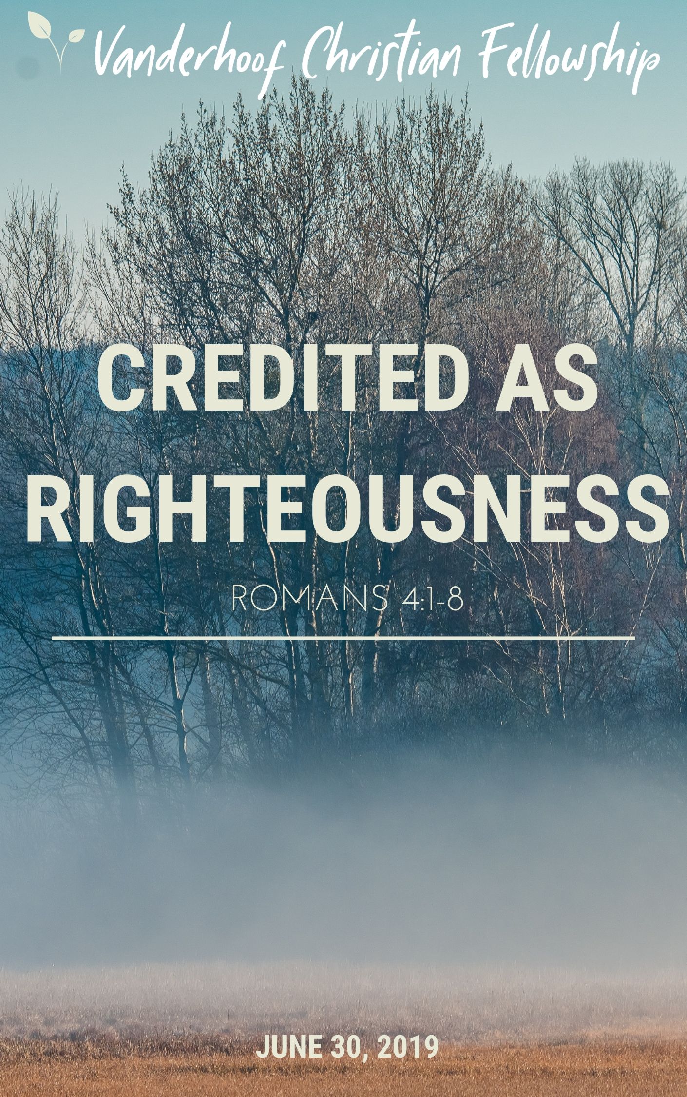 Credited as Righteousness 