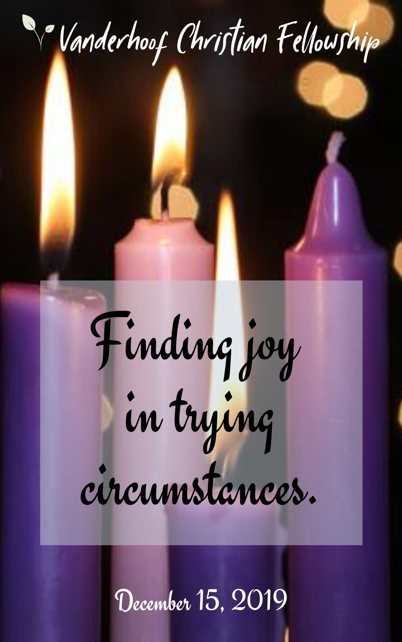 Finding Joy in Trying Circumstances 
