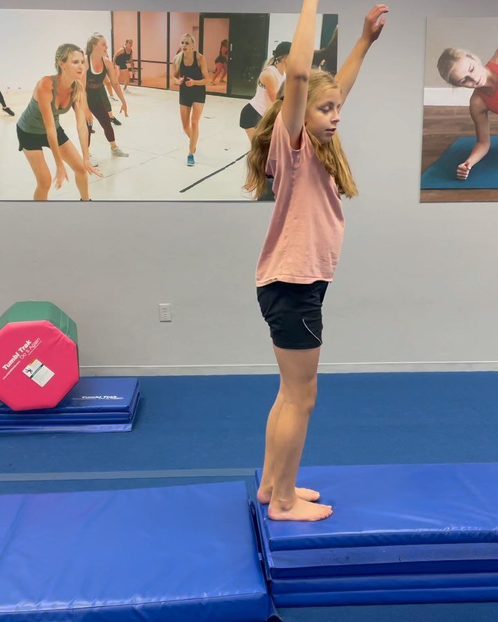 It&rsquo;s so fun to see some of our students gaining the confidence to throw their back tucks! This brand new skill will take time to perfect, but they are all doing a great job landing on their feet.