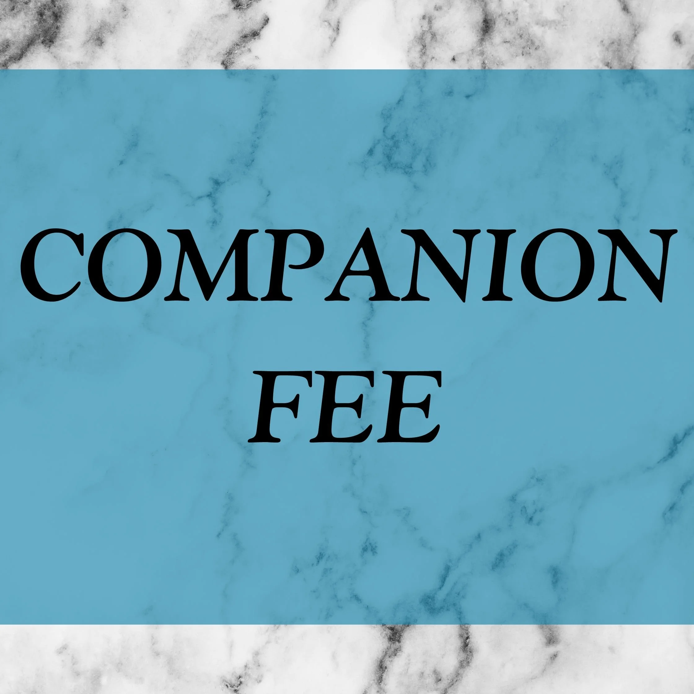 Companion Fee (concerts only)