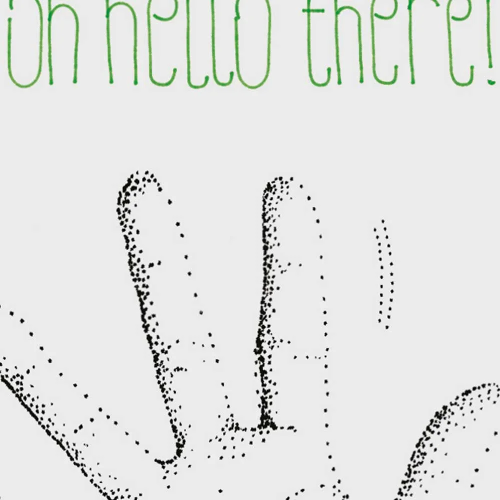 Greeting Card || Handdrawn, dot illustration || Greeting Card || Handdrawn, dot illustration || Hello