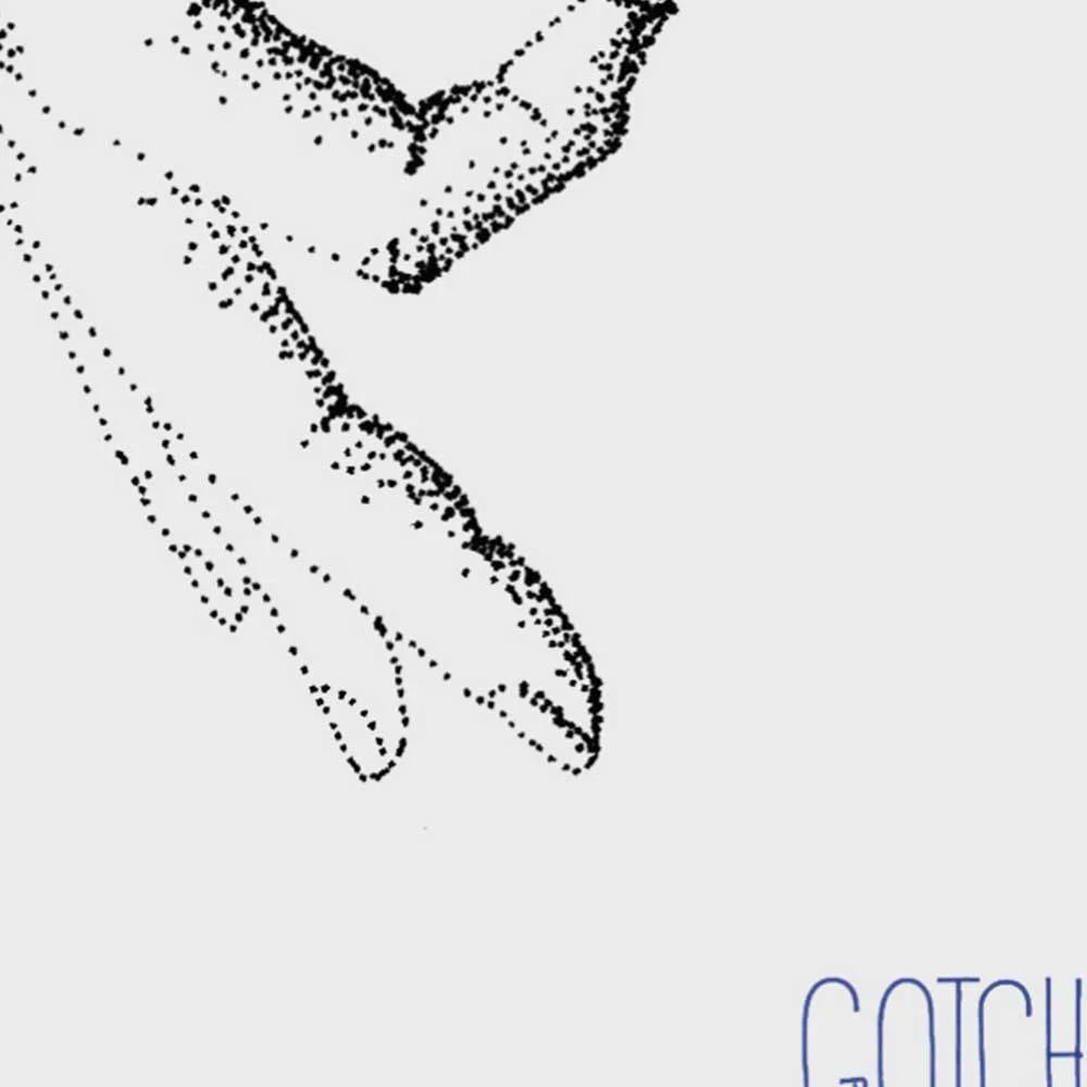 Greeting Card || Handdrawn, dot illustration || Gotcha