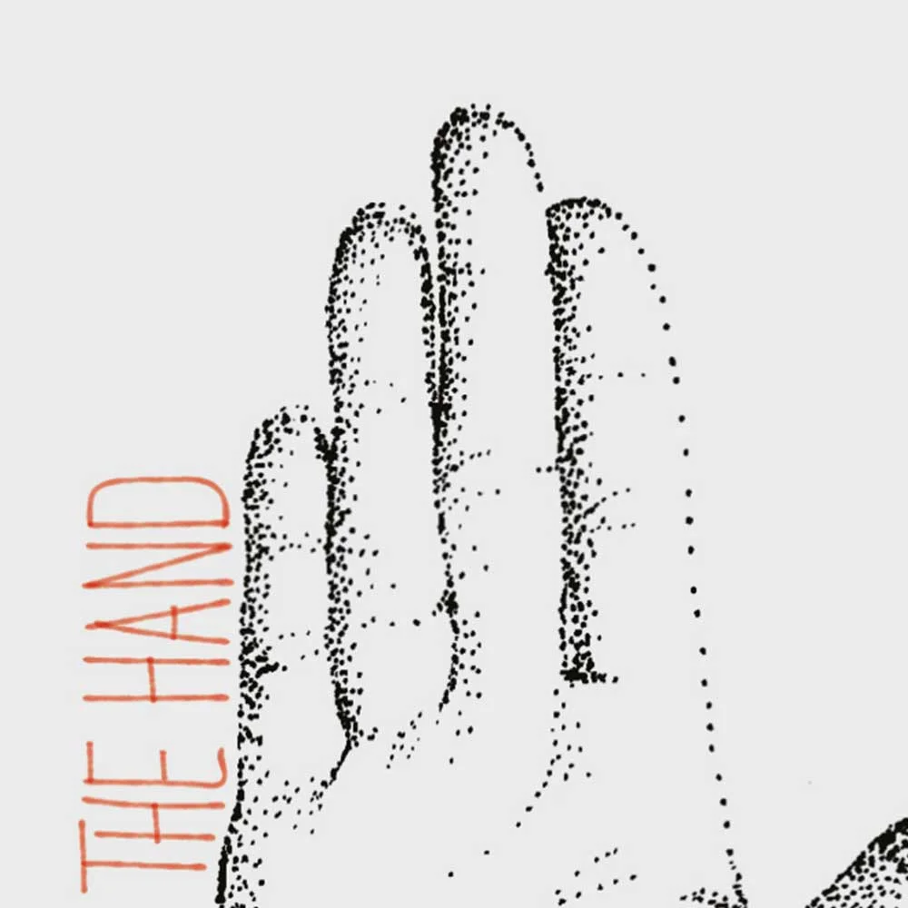 Greeting Card || Handdrawn, dot illustration || Talk to the Hand