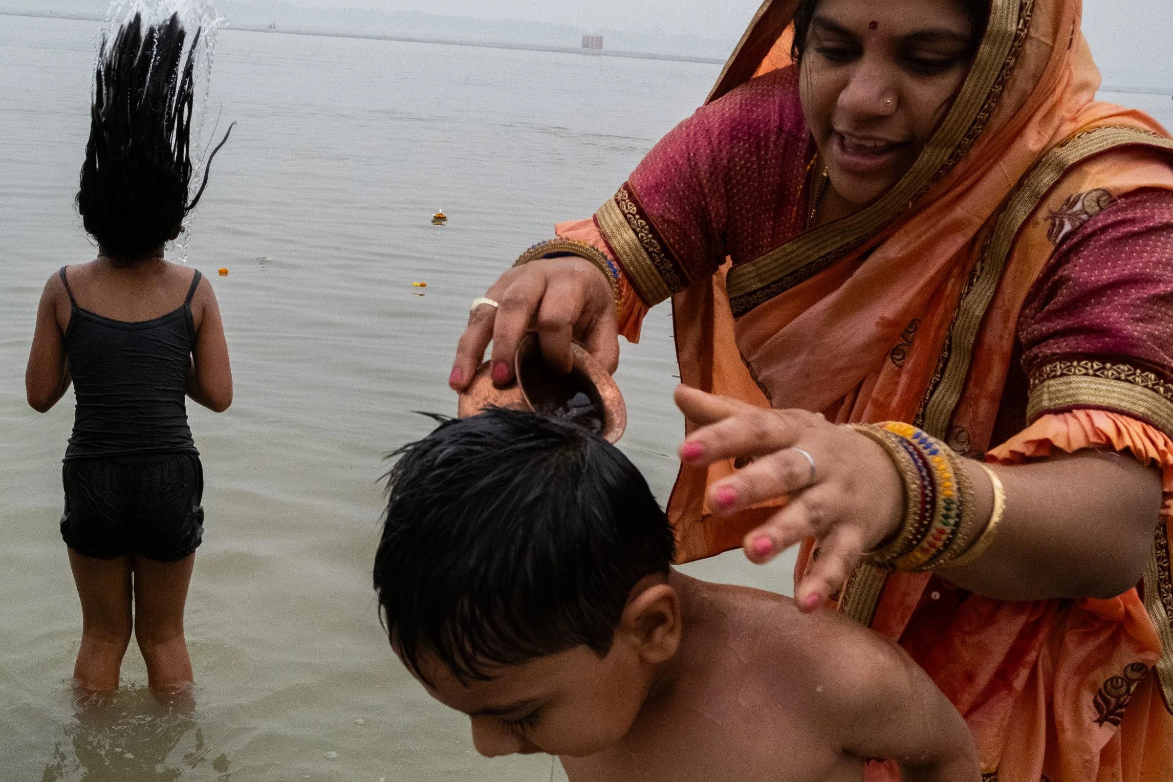 Flow of Life by the Ganges