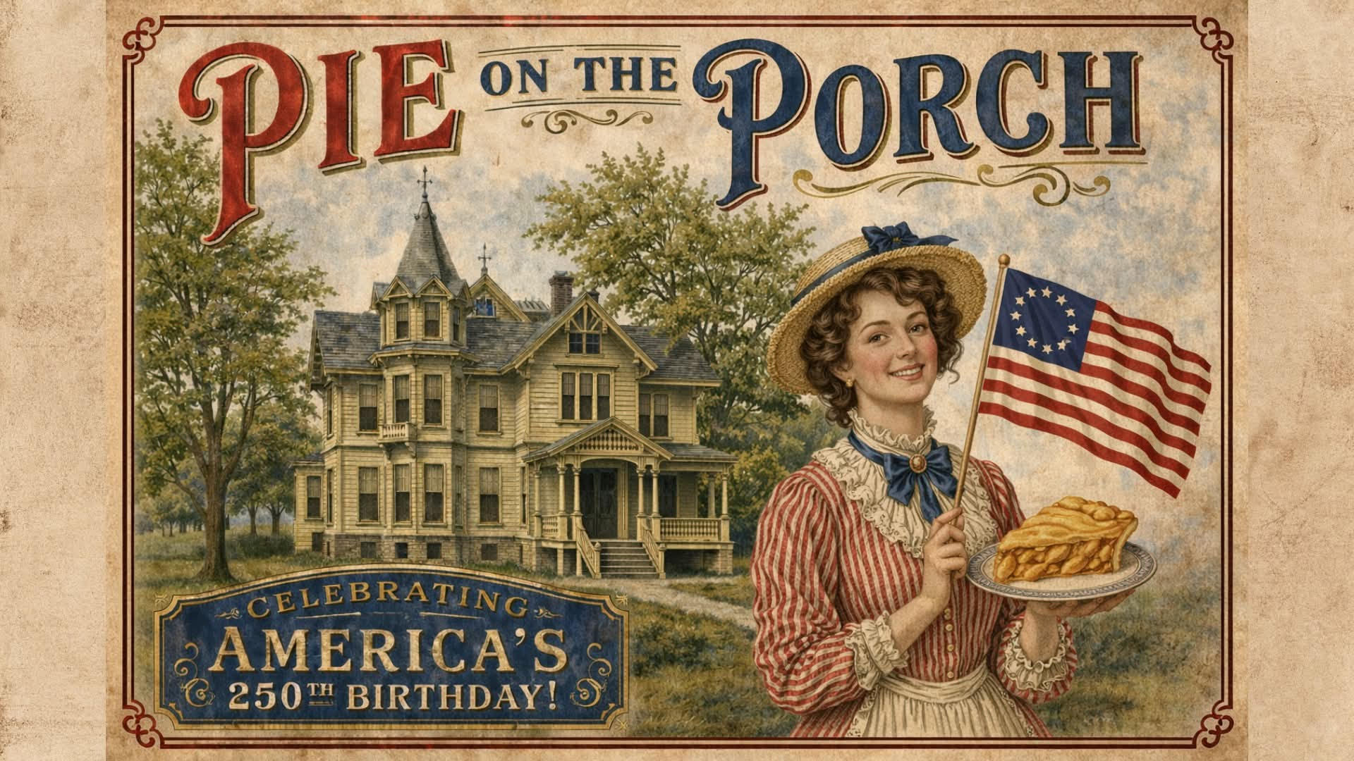 Pie on the Porch for America's 250th Birthday