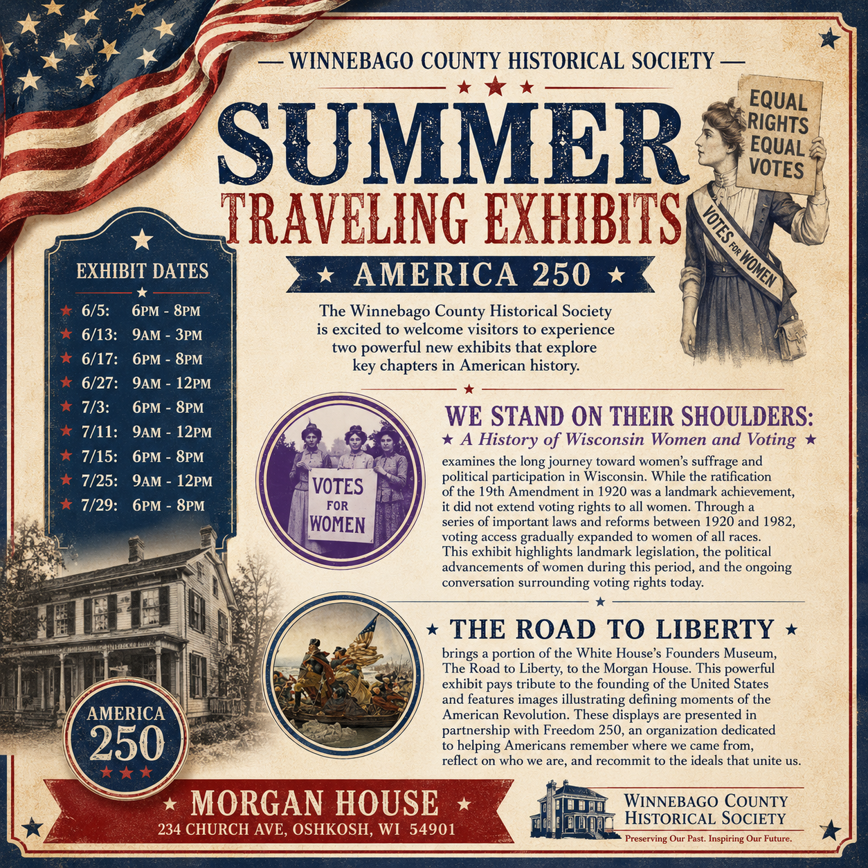 Summer Traveling Exhibits