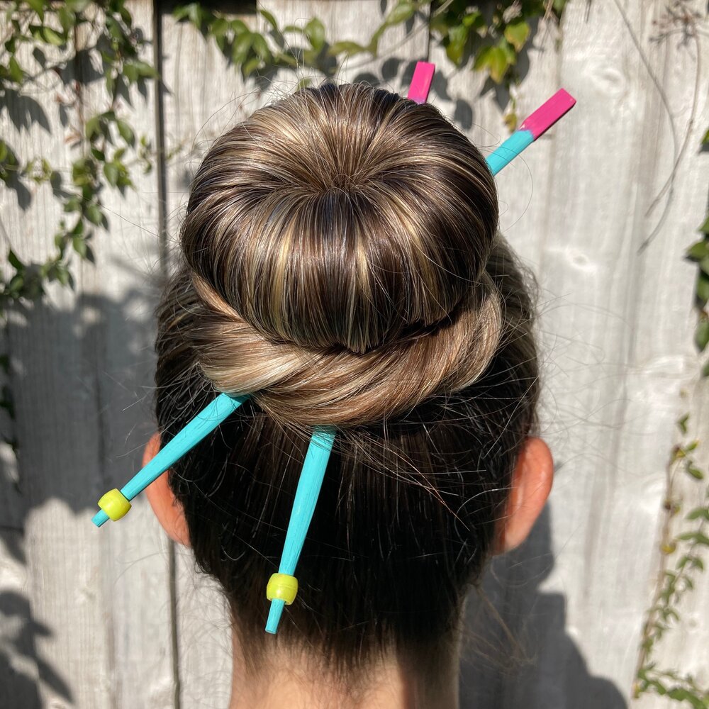 Hair Chopsticks - Blue — Crafting Joy