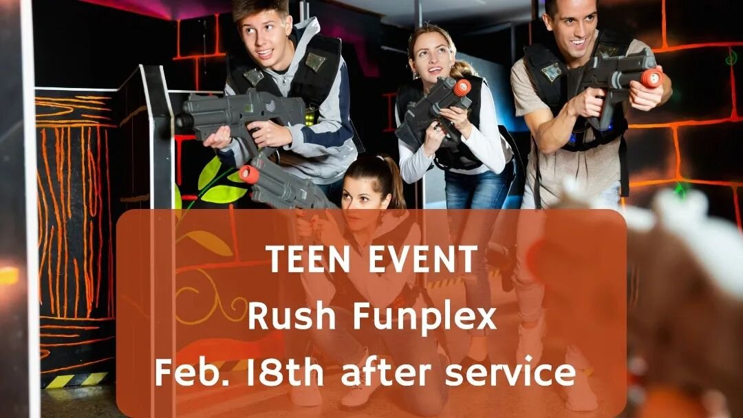 Teens, join us this Sunday after church for an awesome time at Rush Funplex! Invite a friend and come hang out 🙌

#canyonroadchurchutah
#ogdenutahteensministry #ogdenutahfamilyministry