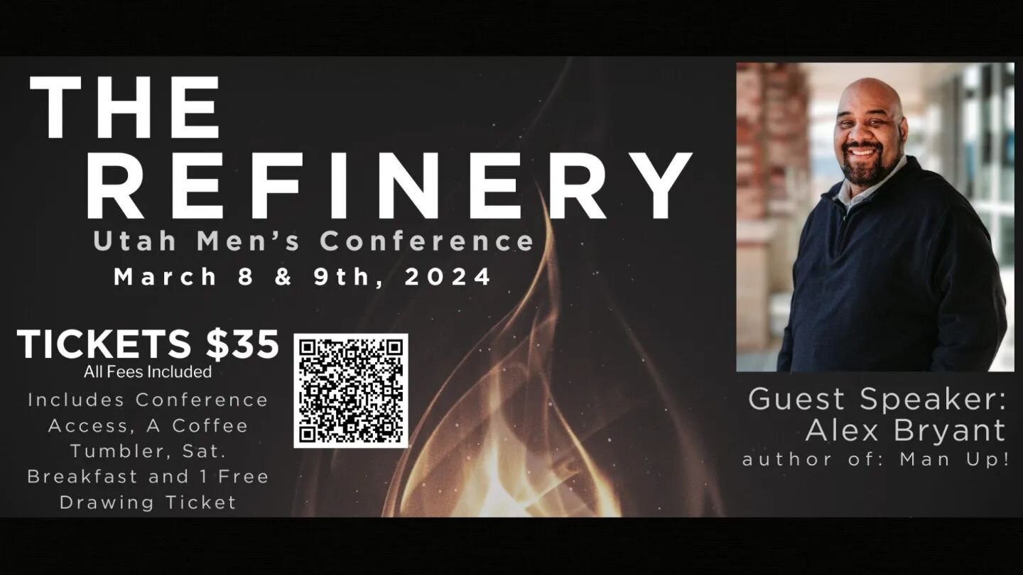 Join us for The Refinery, the Utah men's conference on March 8-9. Message us for more info or ways to register 👏

#utahmensconference #ogdenutahchurch #canyonroadchurchutah #ogdenutahmensministry