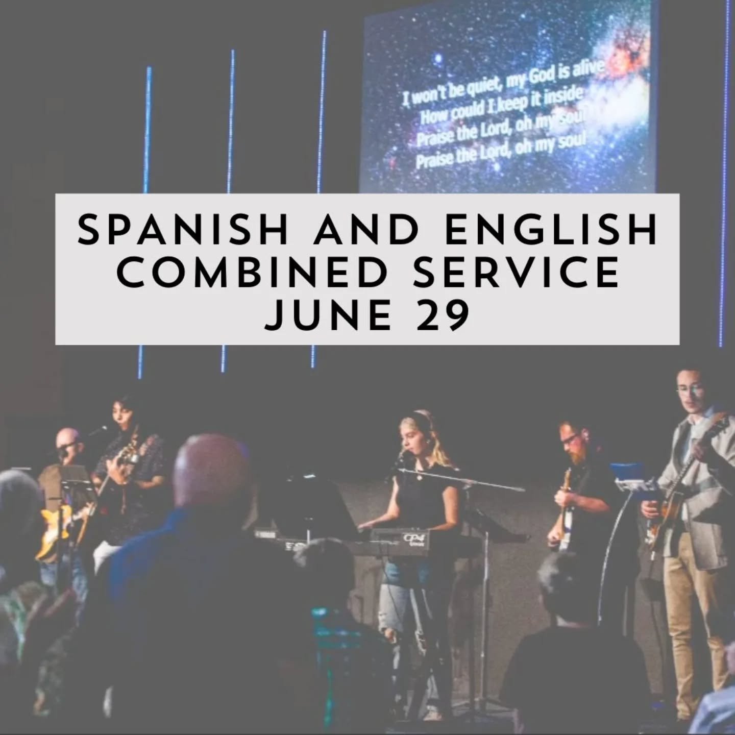 Join us this Sunday, June 29th for our combined Spanish and English service ✝️ Our worship music will be in both languages and the message will be translated as well 🙏

#ogdenutahchurch #canyonroadchurchutah #iglesiacanyonroad