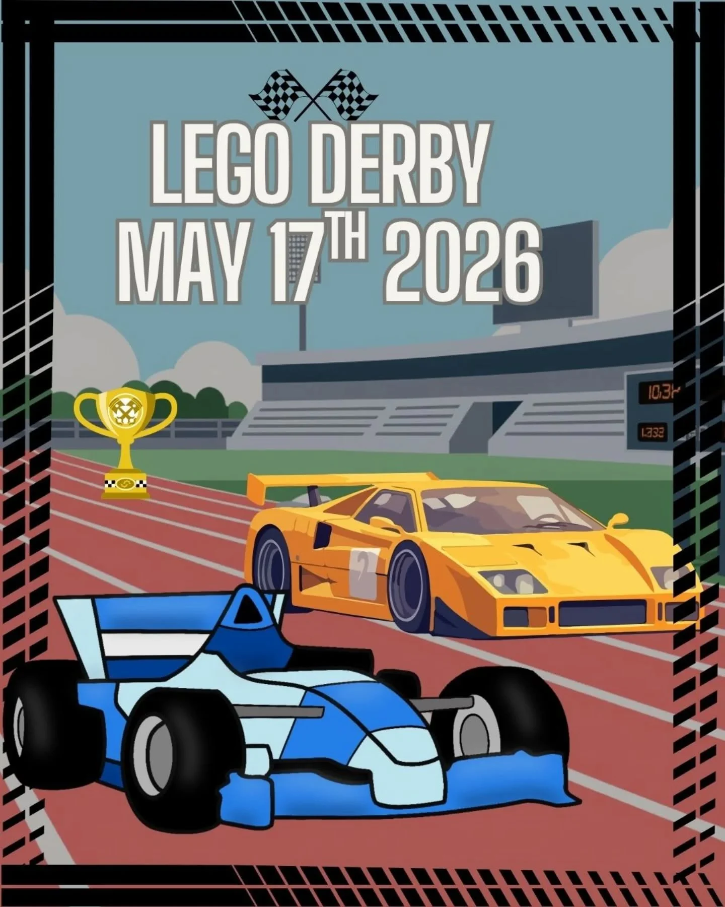 Start Your Engines! The Kids Lego Derby will be this Sunday, May 17th after service. Lunch will be provided and then the kids will build and race their Lego cars. All needed materials will be provided. Invite a friend and we'll see you there 🚗 

#og