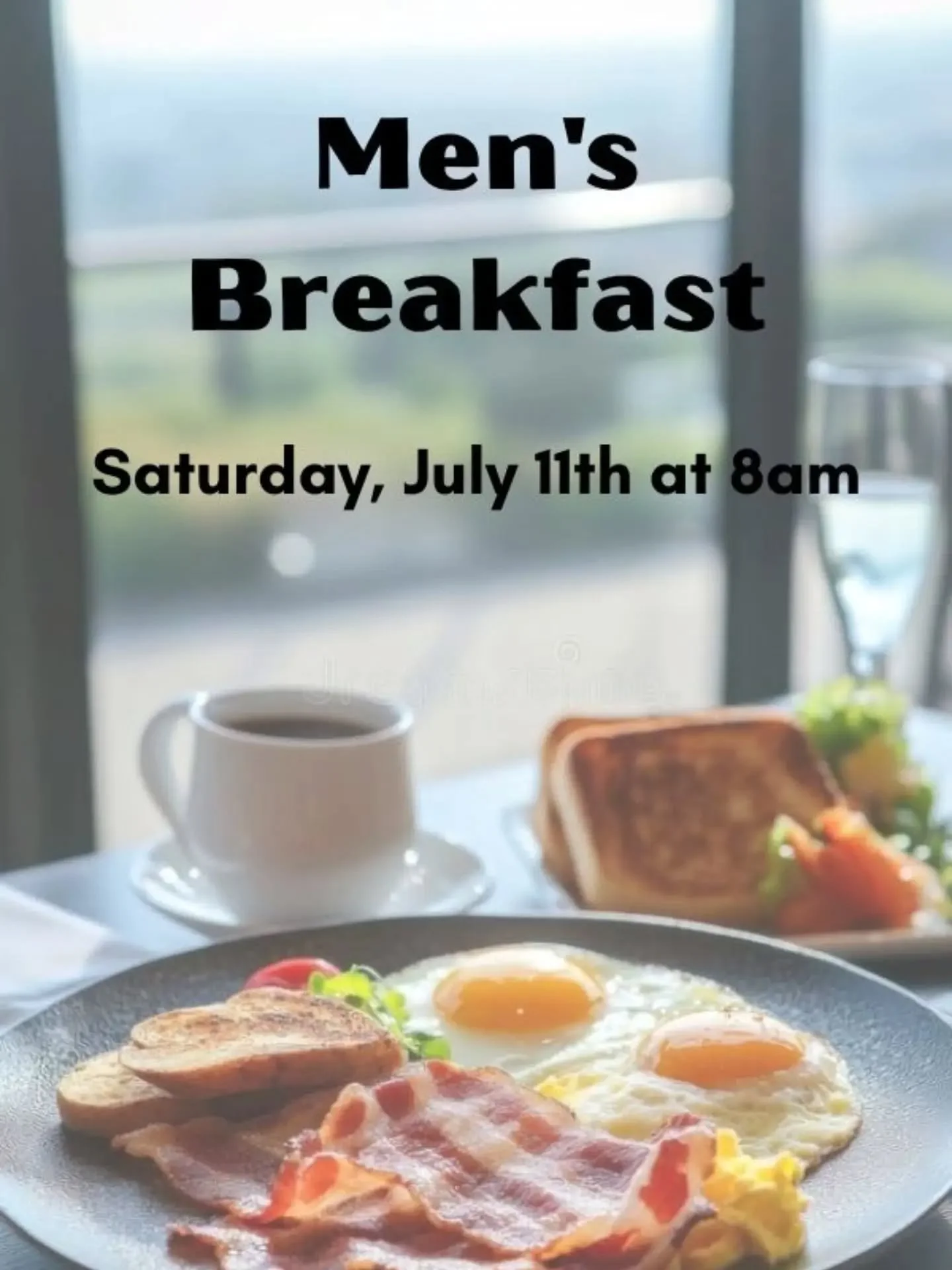 🥞📖 Men's Breakfast &ndash; July 11th at 8am

Start your day with a morning of good food, great fellowship, and time in God's Word. Come be encouraged, grow in your faith, and connect with other men as we seek the Lord together.

Bring a friend&mdas