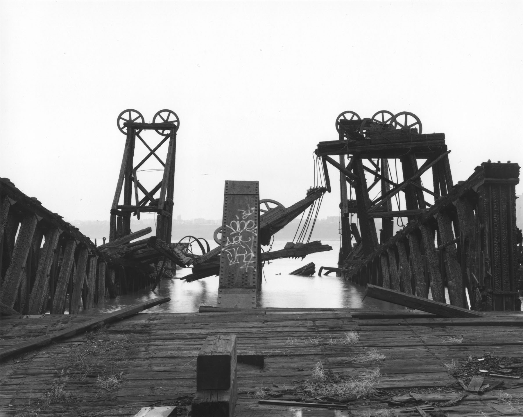 Barge Float Terminal, West Side Rail Yards, Manhattan, 1993