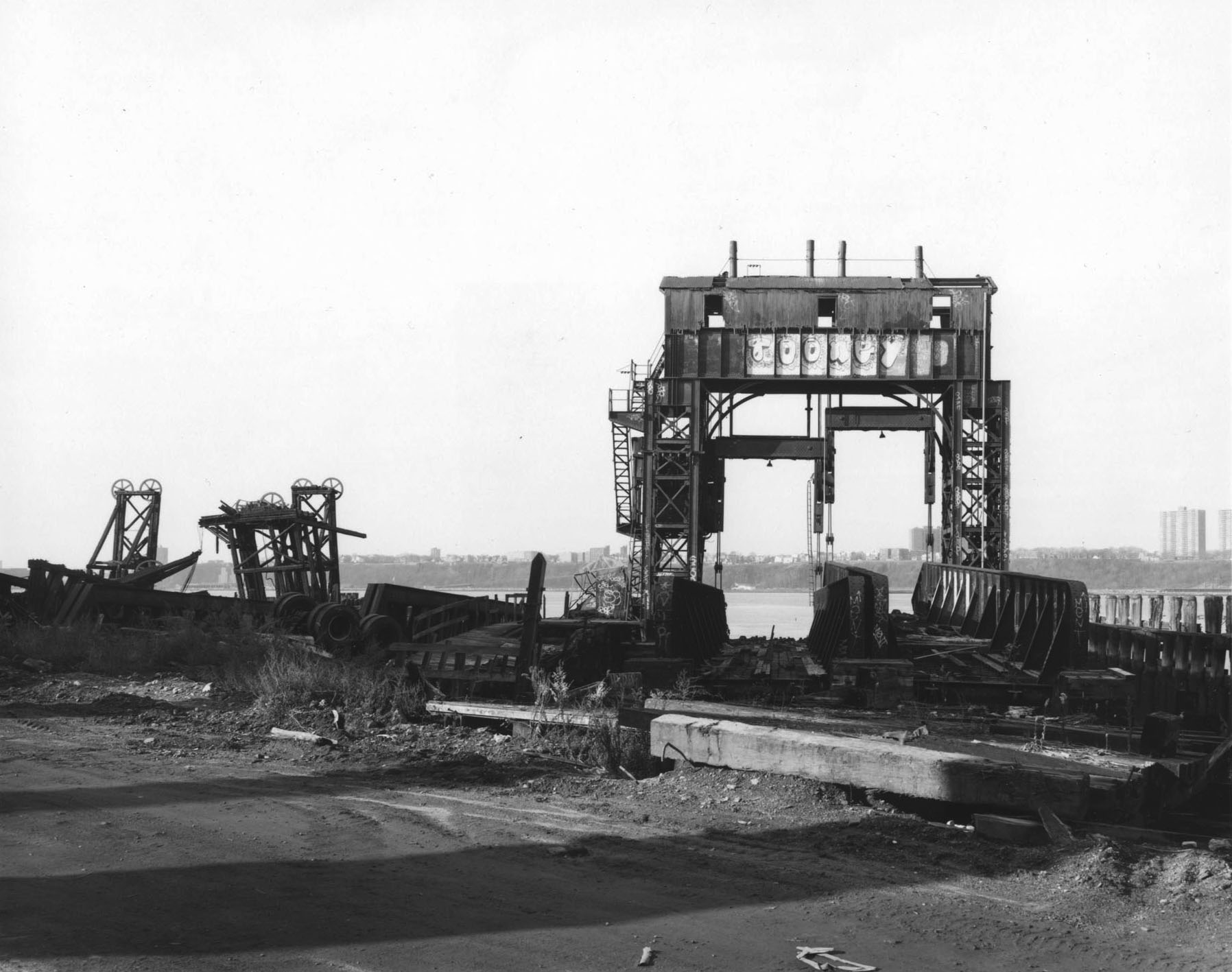 Barge Float Terminal, West Side Rail Yards, Manhattan, 1993