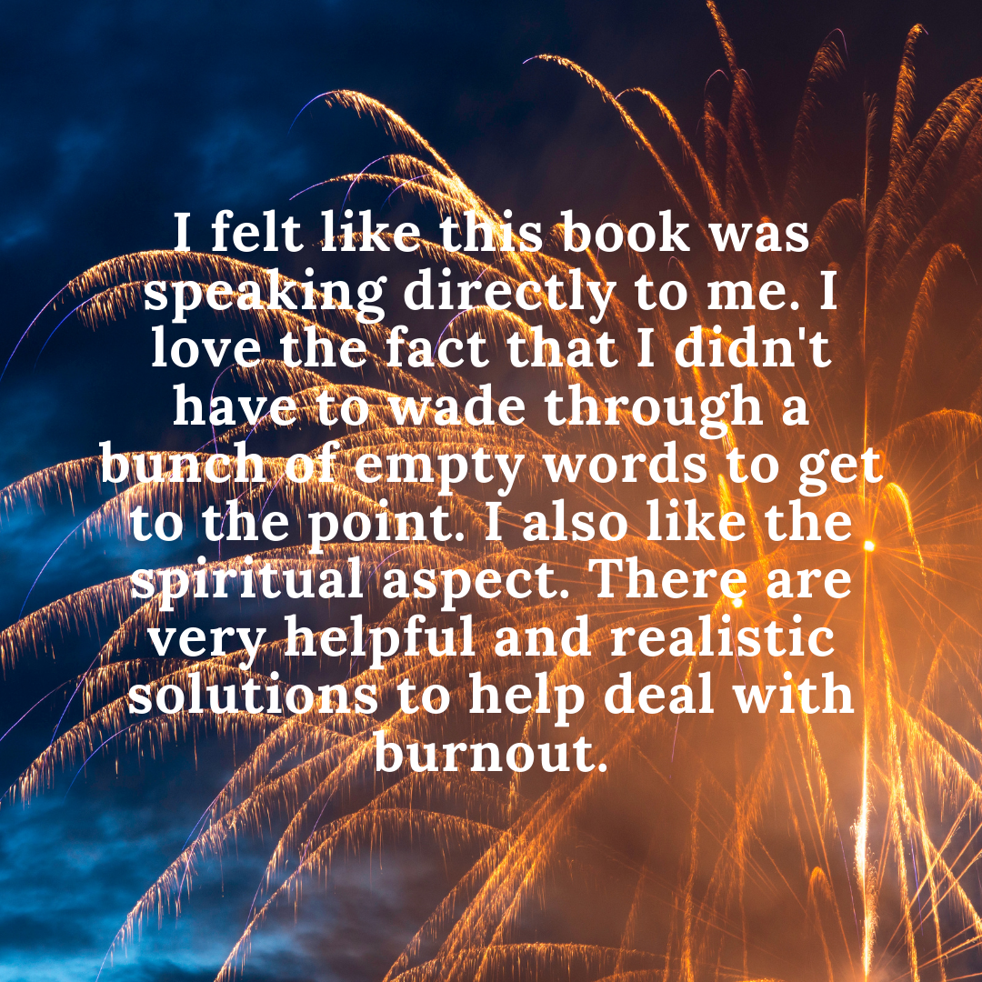 I felt like this book was speaking directly to me. I love the fact that I didn't have to wade through a bunch of empty words to get to the point. I also like the spiritual aspect. There are very helpful and realist.png