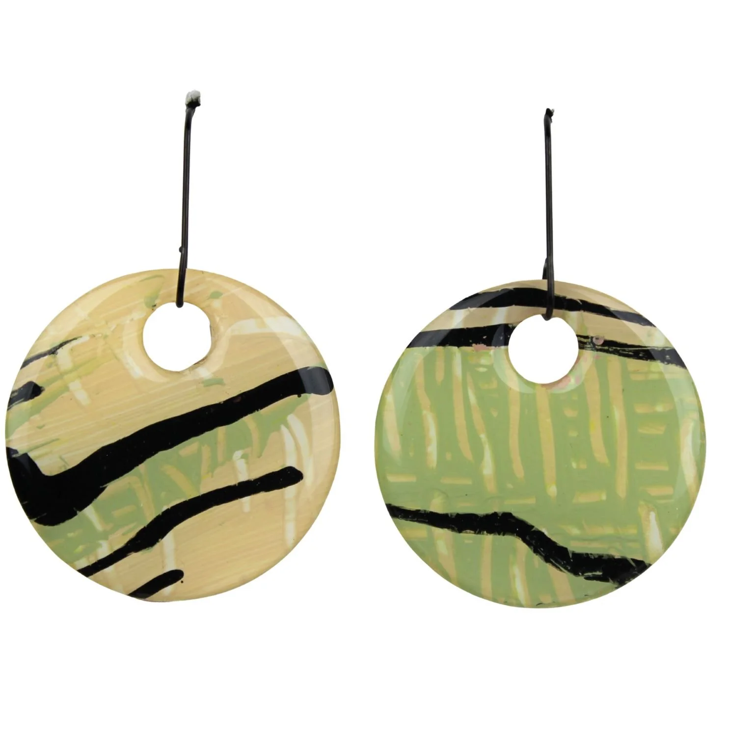 Hand Painted Earrings Dr66