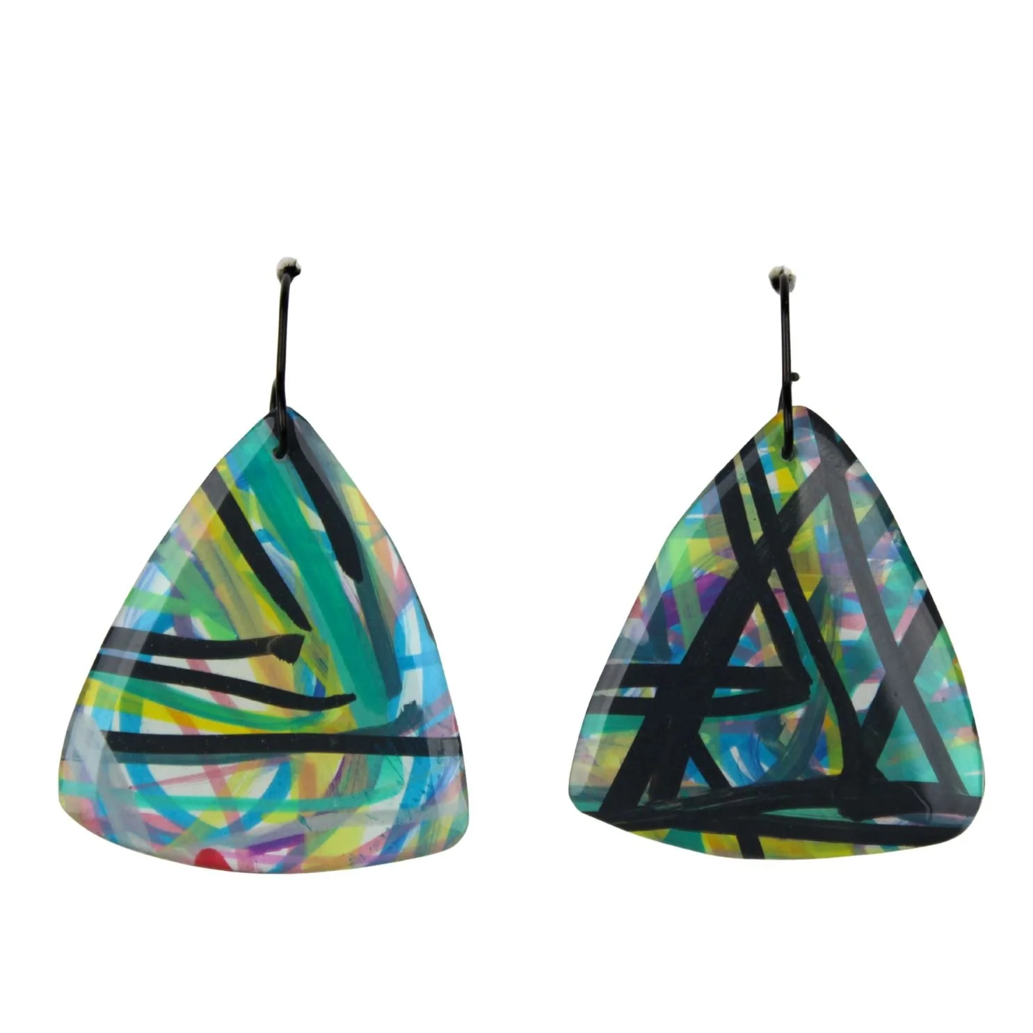 Hand Painted Earrings ne16