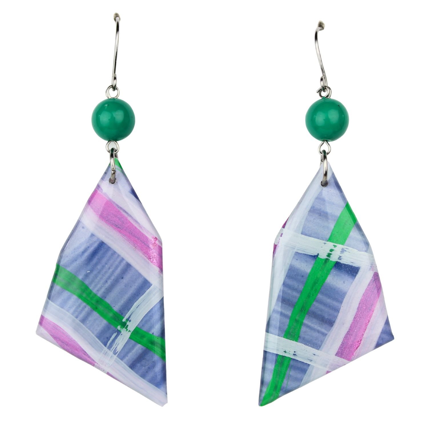 Hand Painted Earrings Wst3