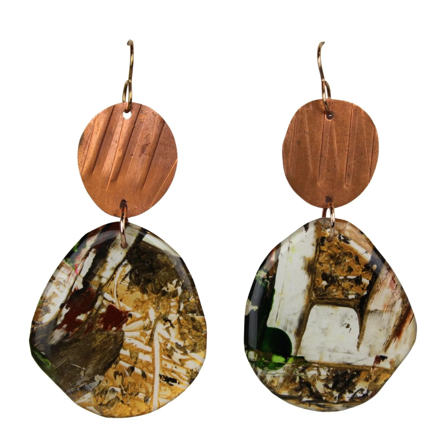 Hand Painted Earrings Pa33