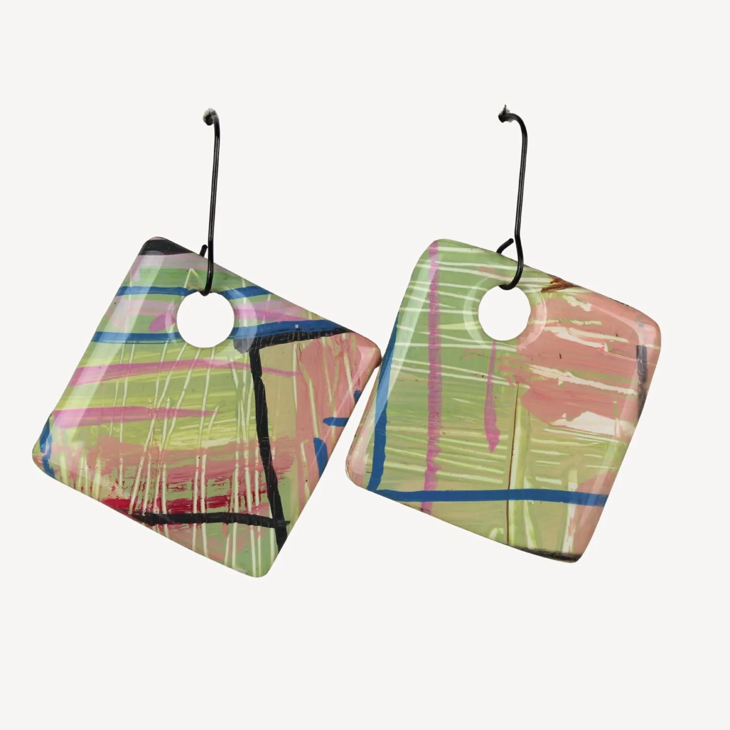 Hand Painted Earrings Ap8