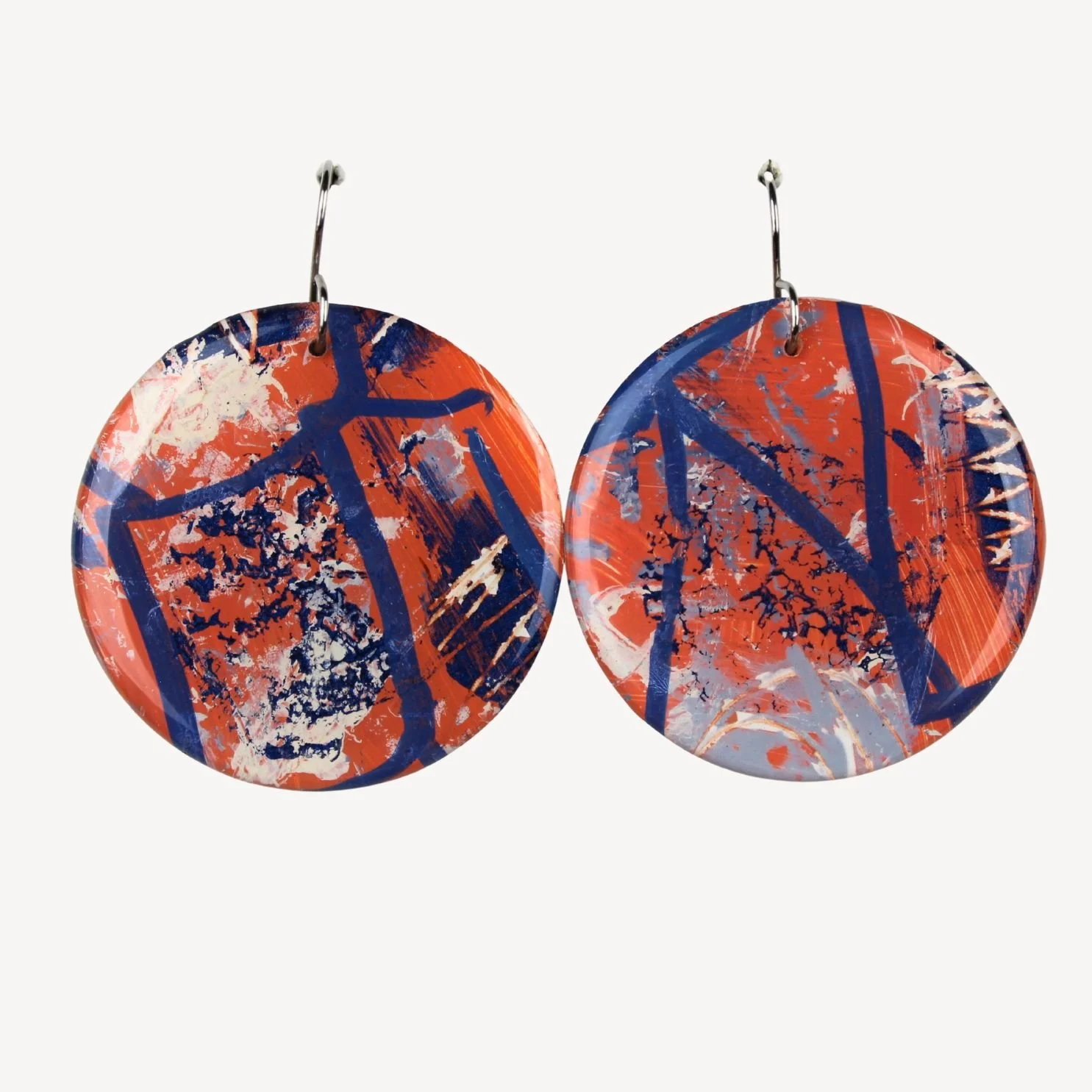 Hand Painted Earrings Ap6