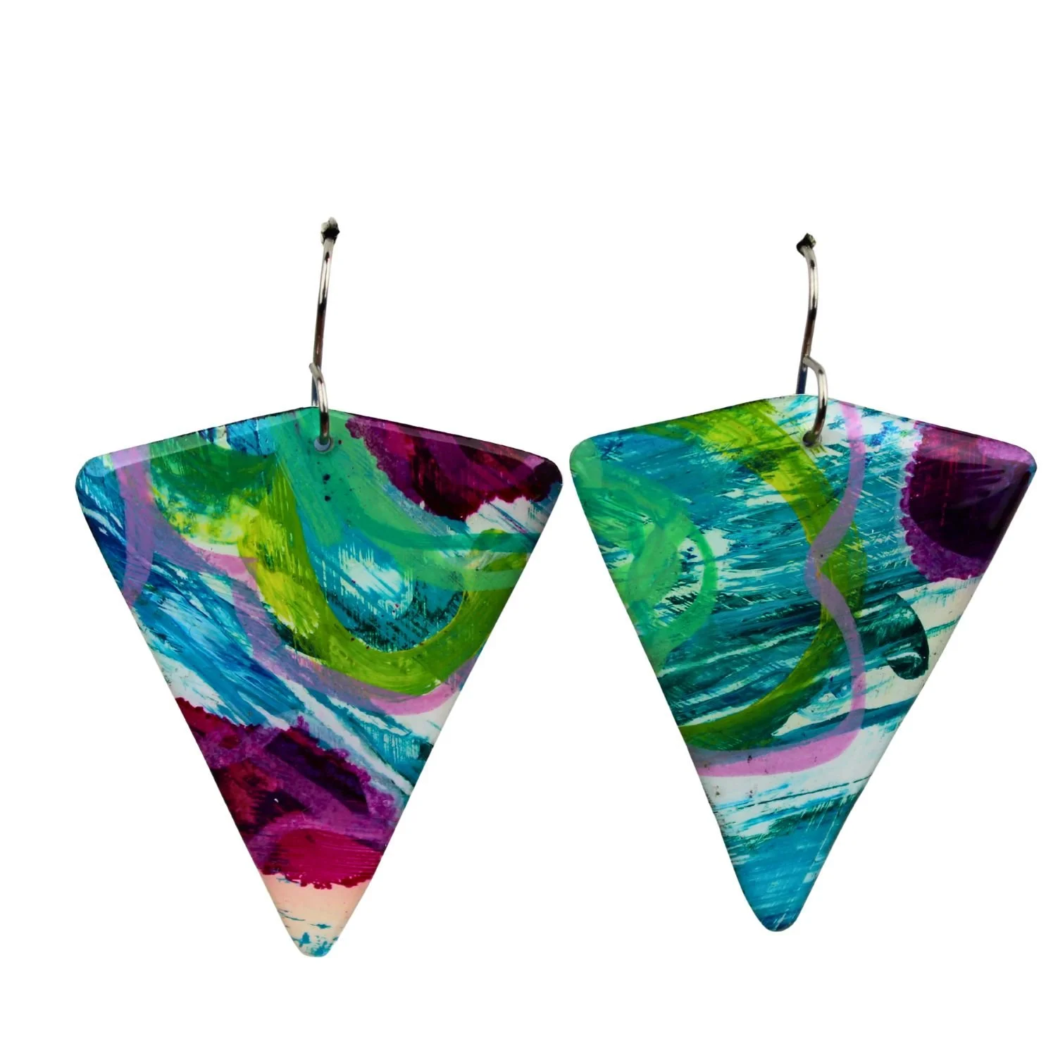 Hand Painted Earrings Dp15
