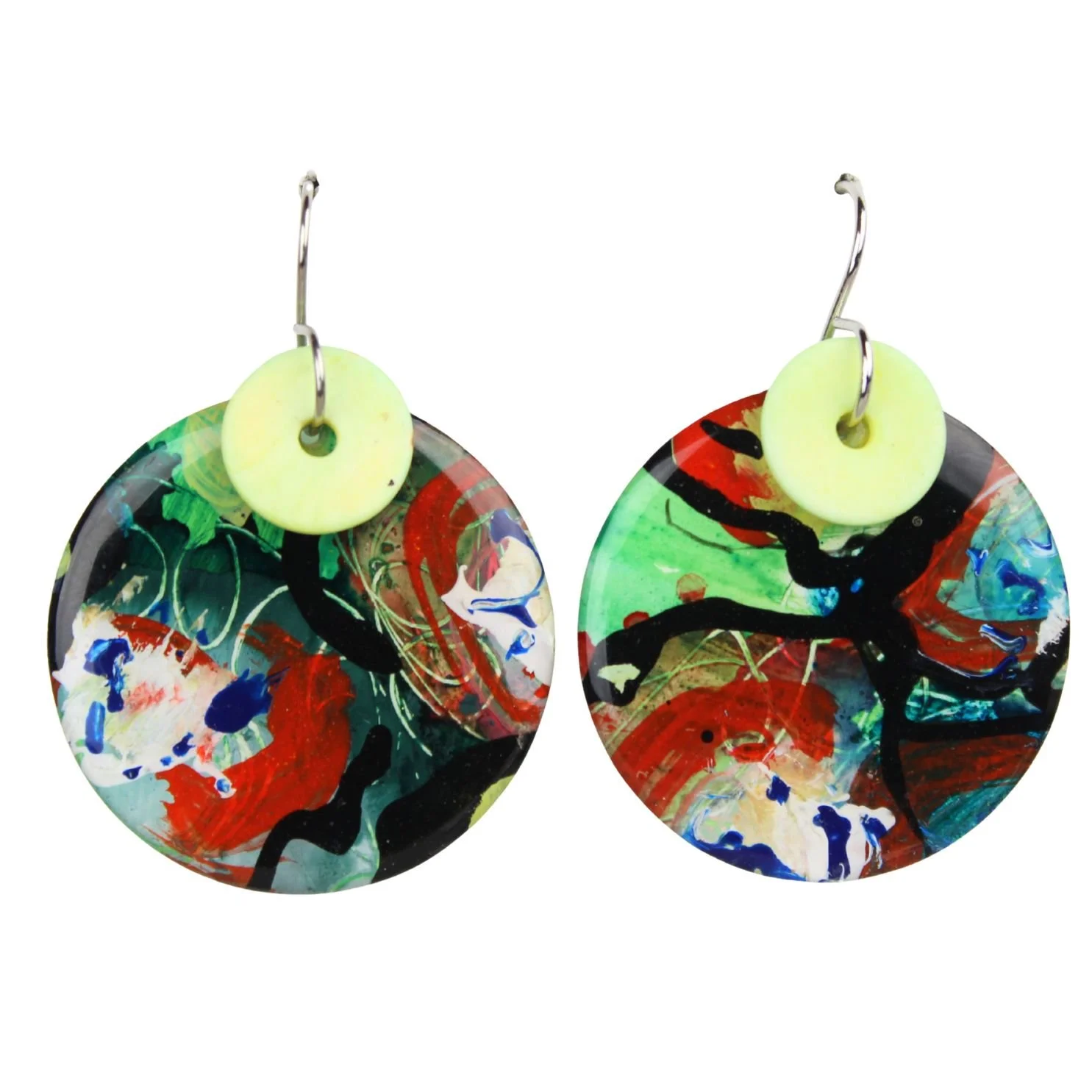 Hand Painted Earrings Pa27