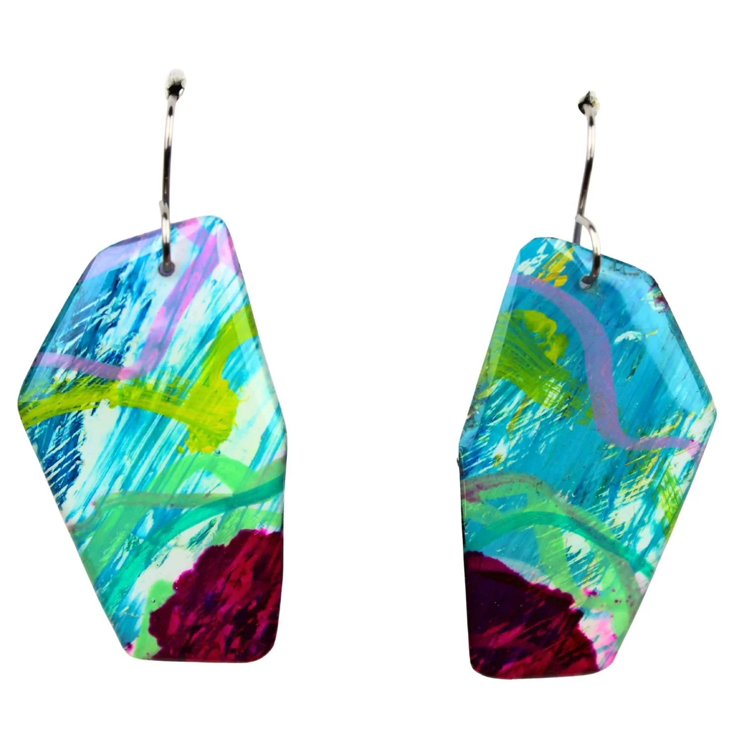 Hand Painted Earrings Dp11