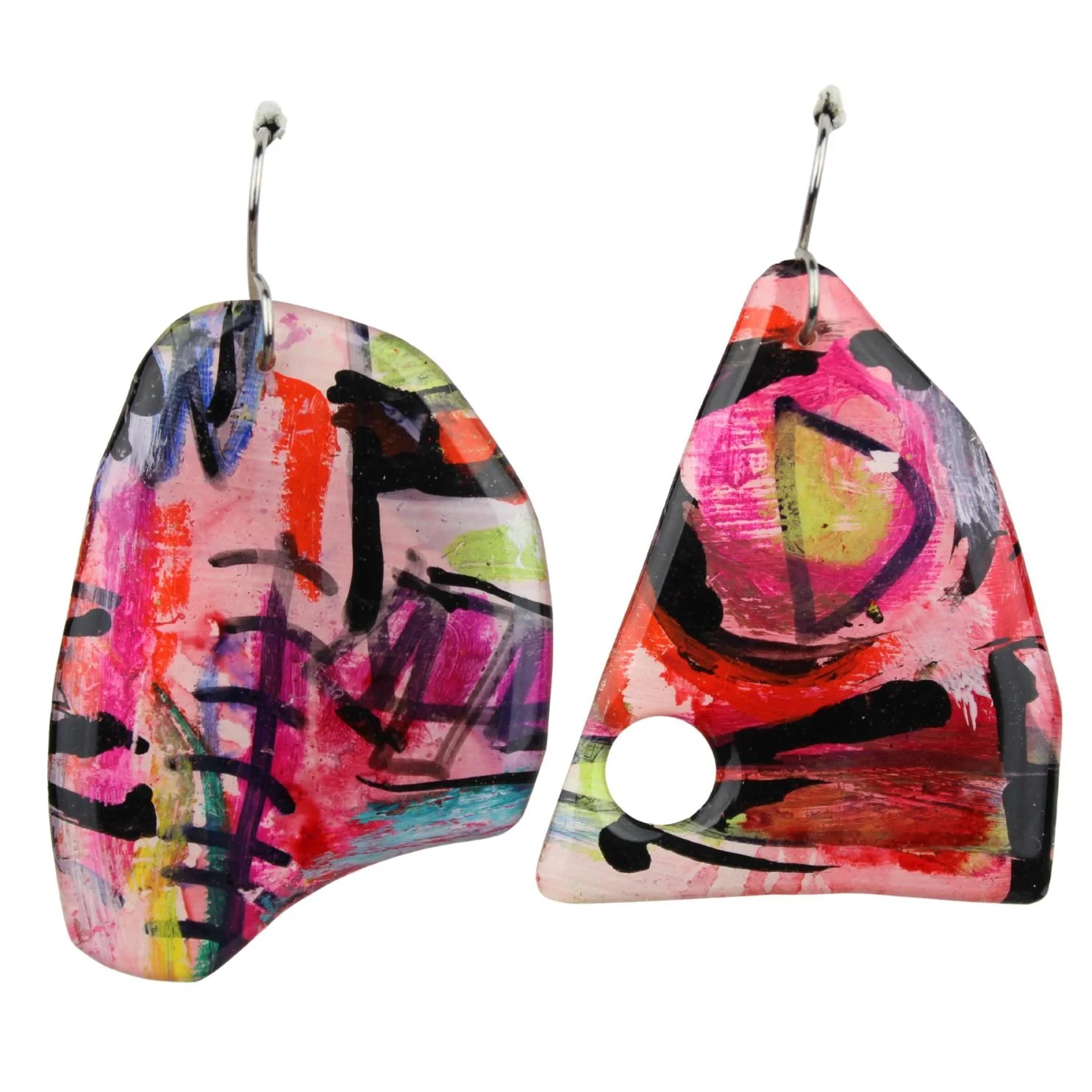 Hand Painted Earrings Dr30