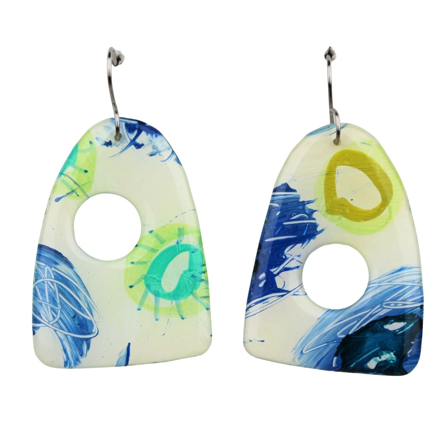 Hand Painted Earrings Dr50