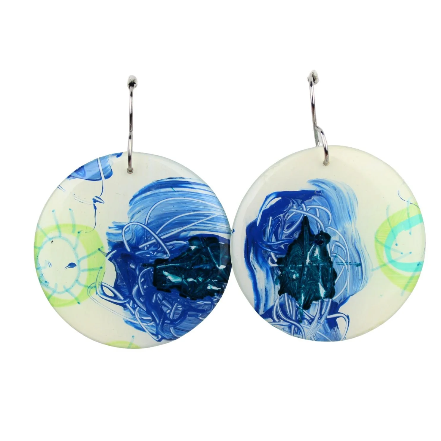 Hand Painted Earrings Dr45