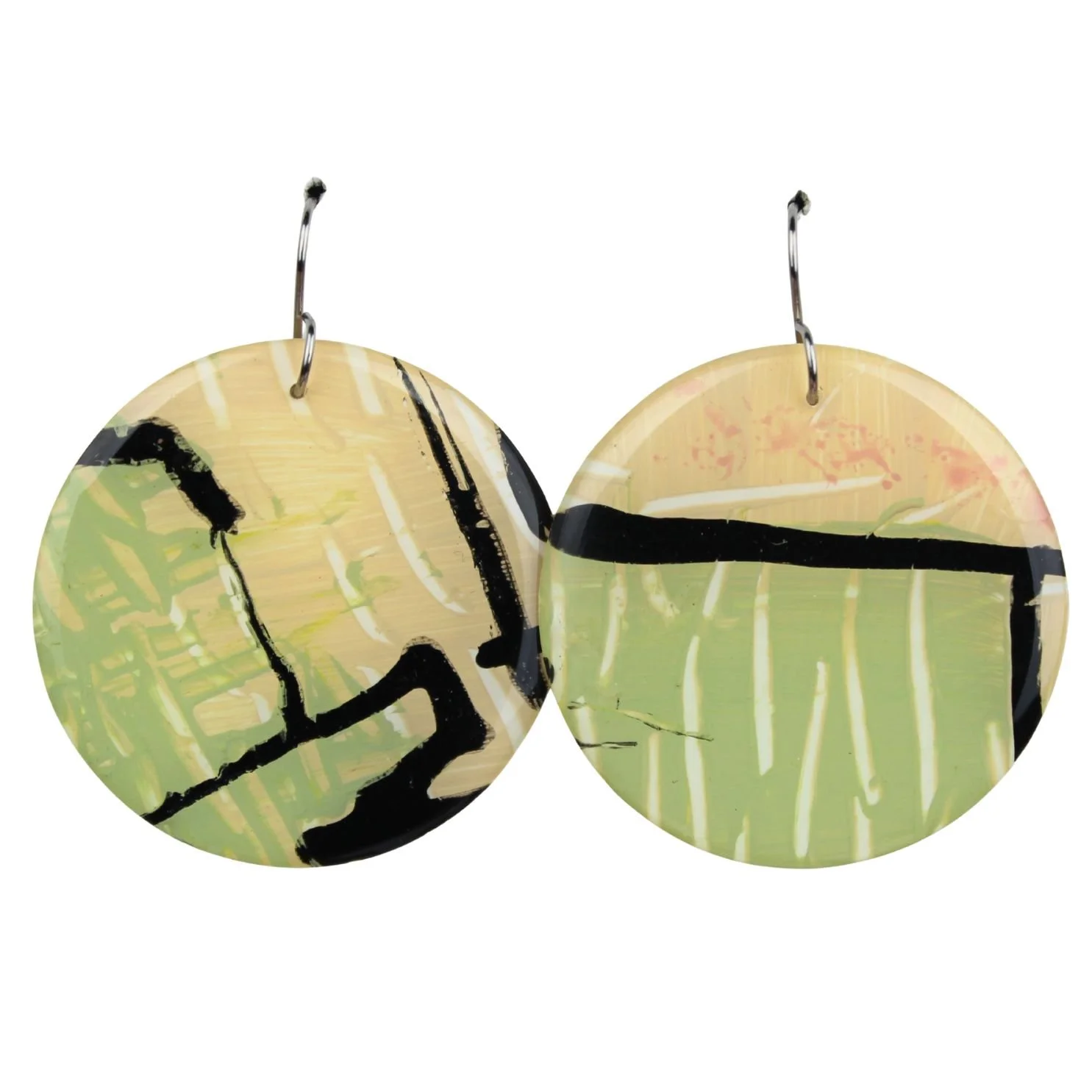 Hand Painted Earrings Dr67