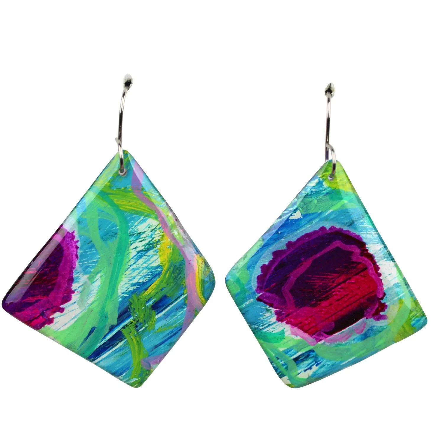 Hand Painted Earrings Dp10