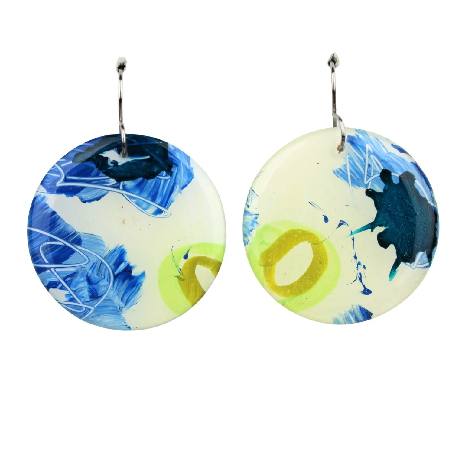 Hand Painted Earrings Dr47