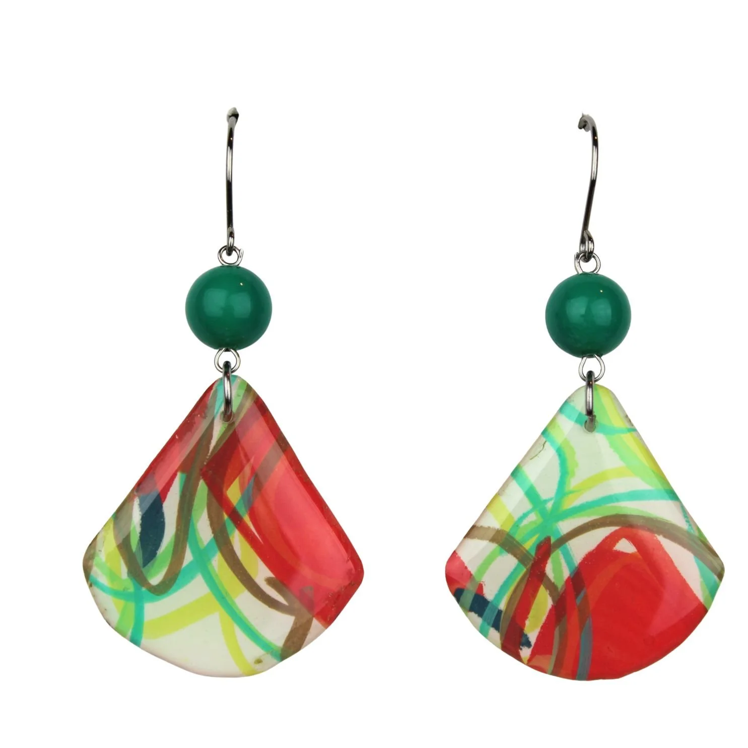 Hand Painted Earrings pt16