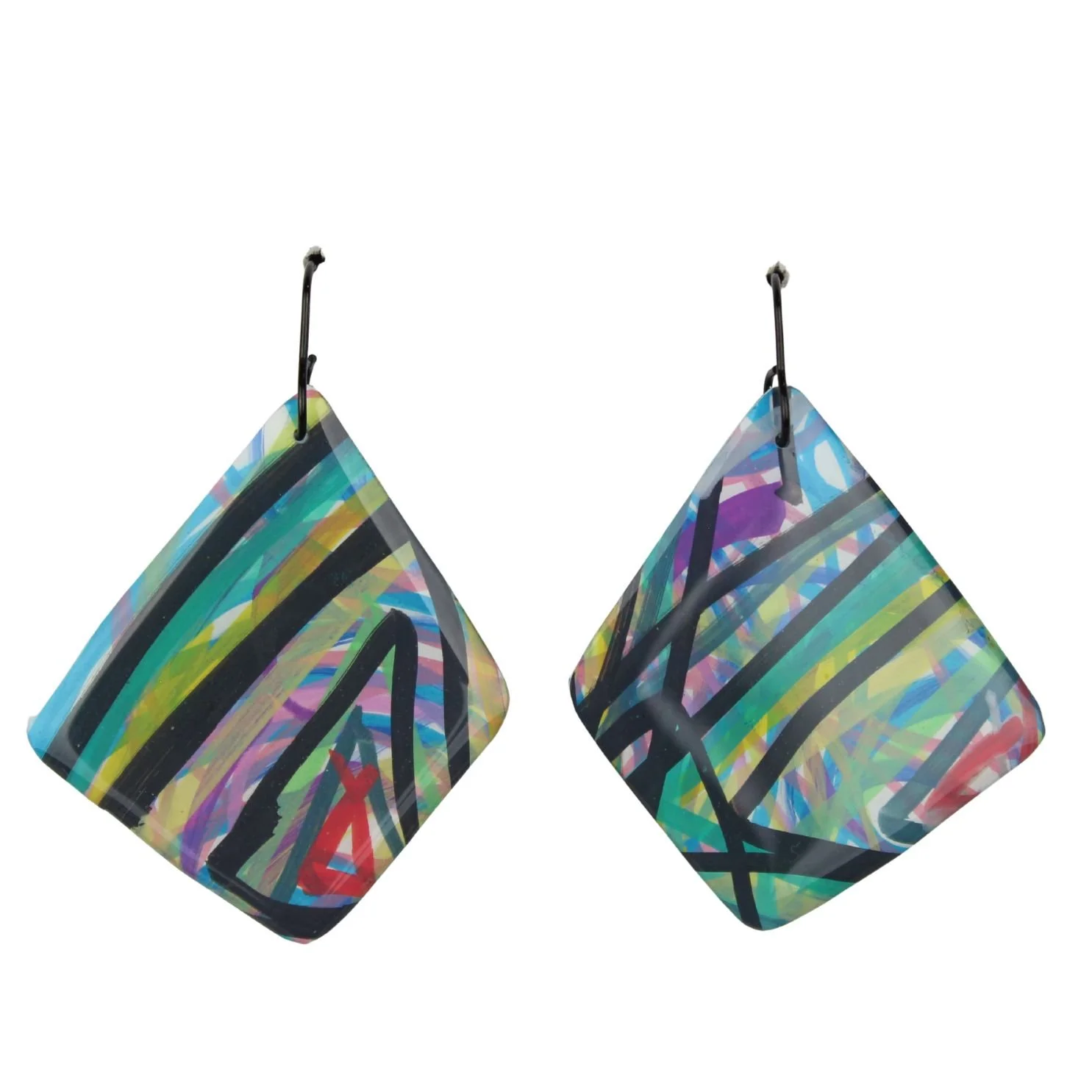 Hand Painted Earrings ne3