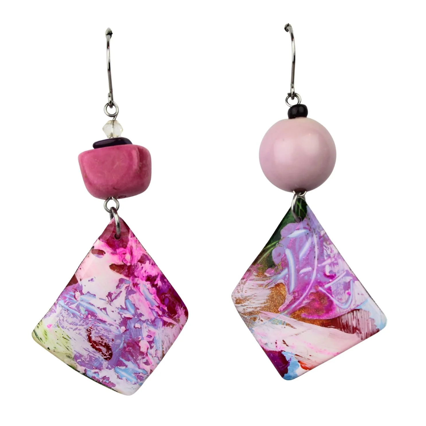 Hand Painted Earrings Pa3