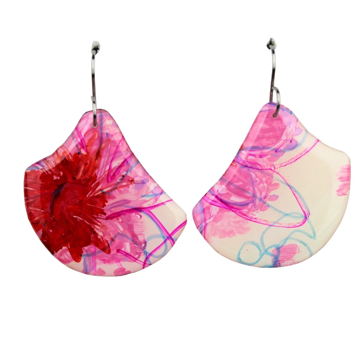 Hand Painted Earrings Dr52