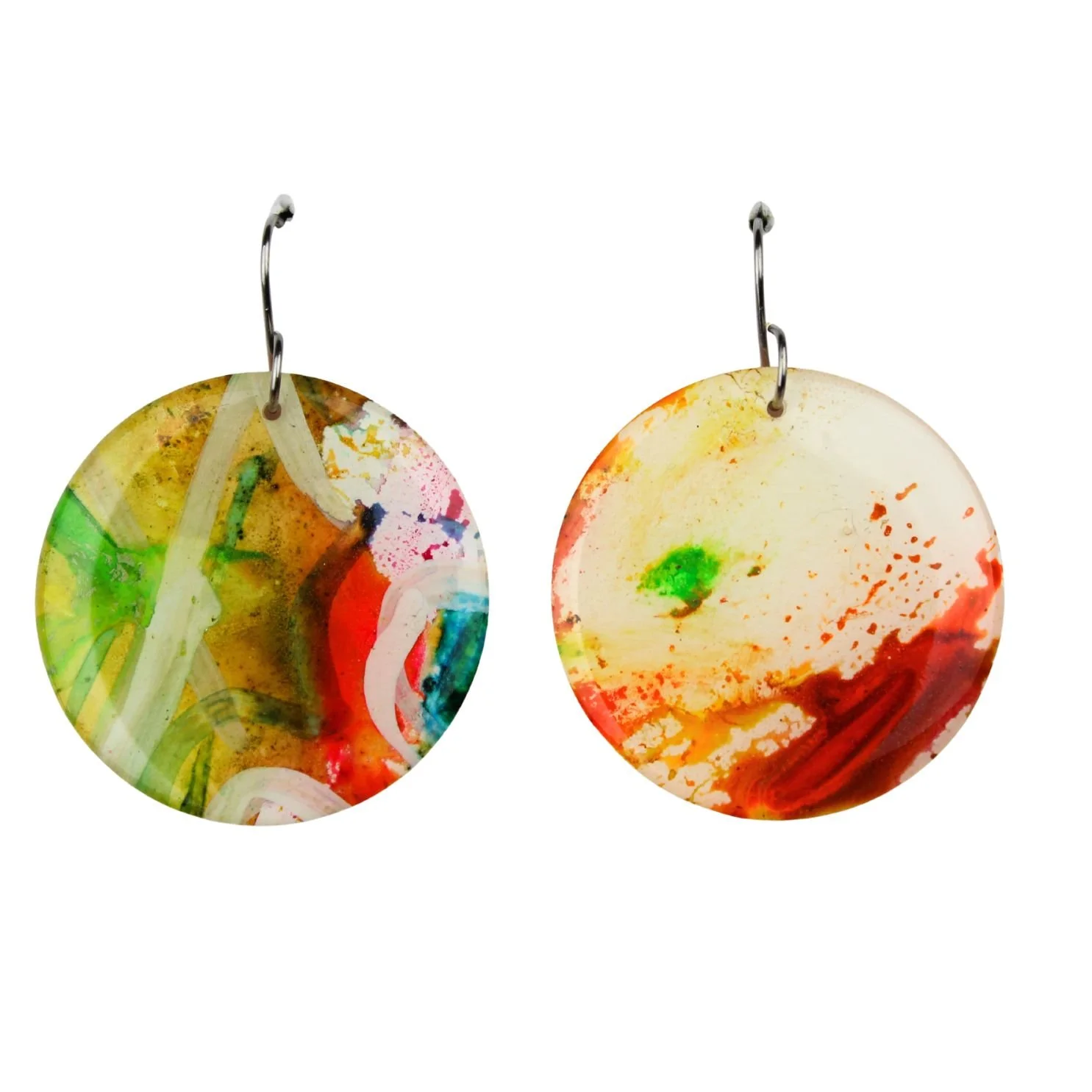 Hand Painted Earrings ne38