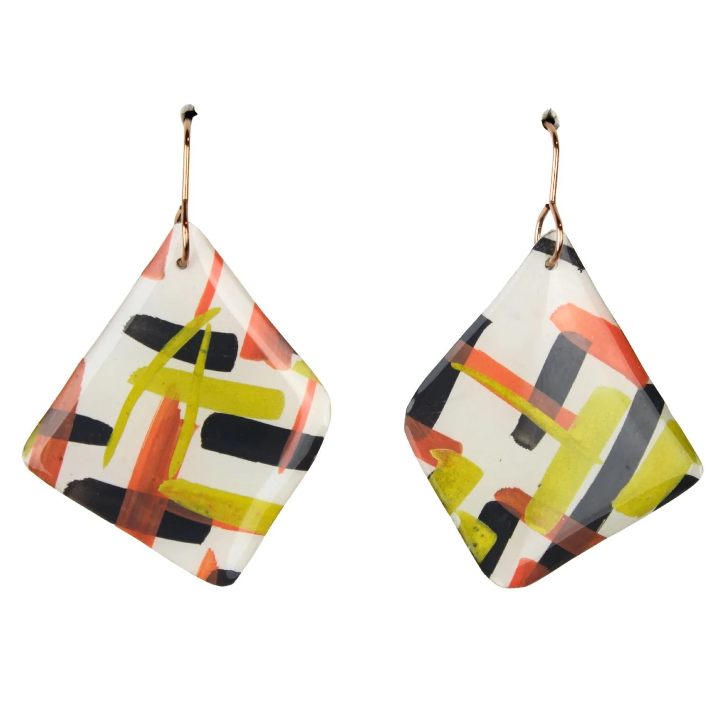 Hand Painted Earrings ne23