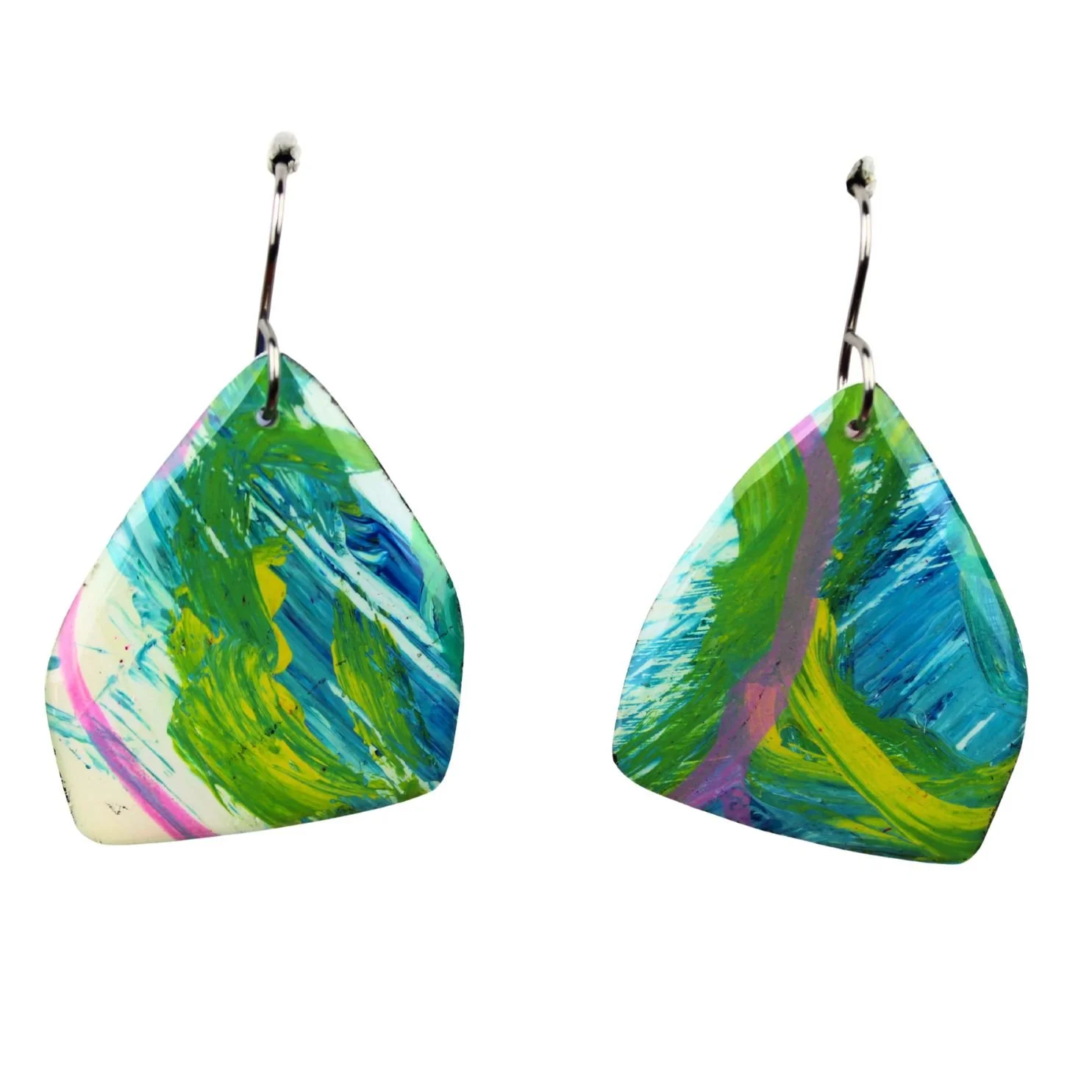 Hand Painted Earrings Dp9