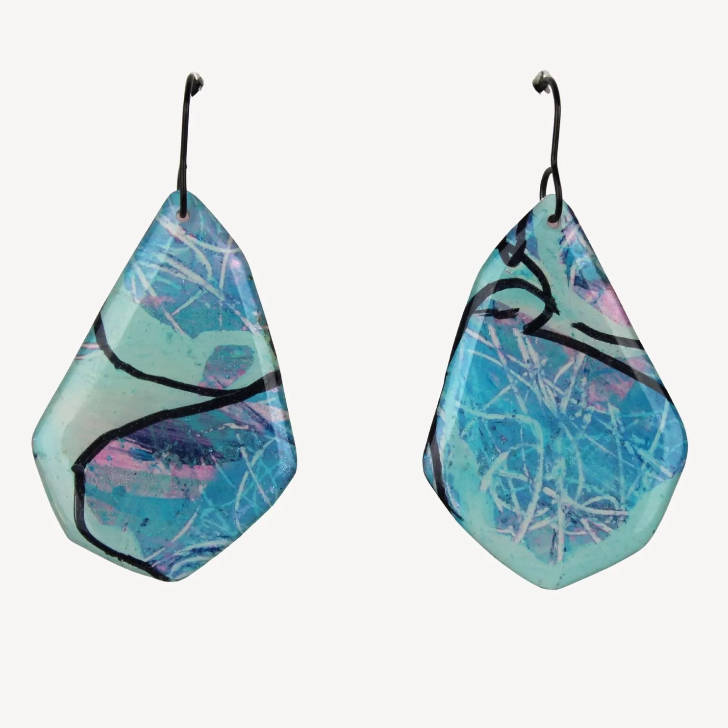 Hand Painted Earrings Ap2